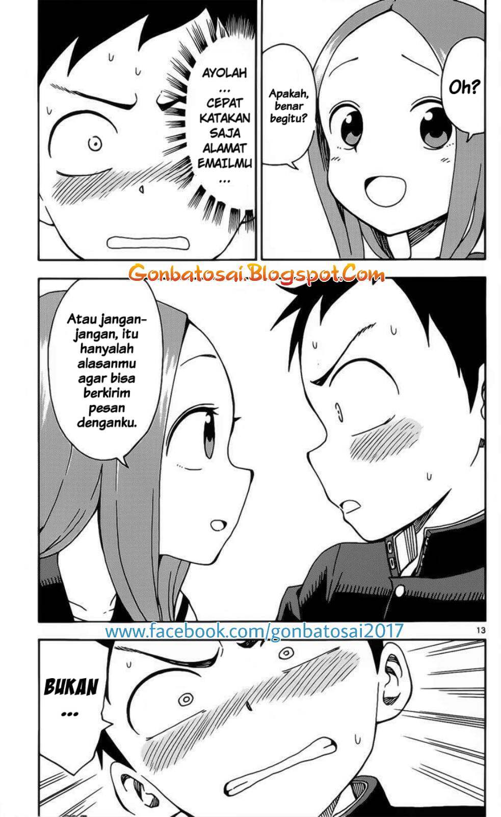 Karakai Jouzu no Takagi-san Chapter 27