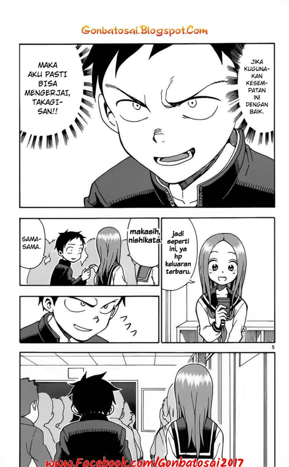 Karakai Jouzu no Takagi-san Chapter 27