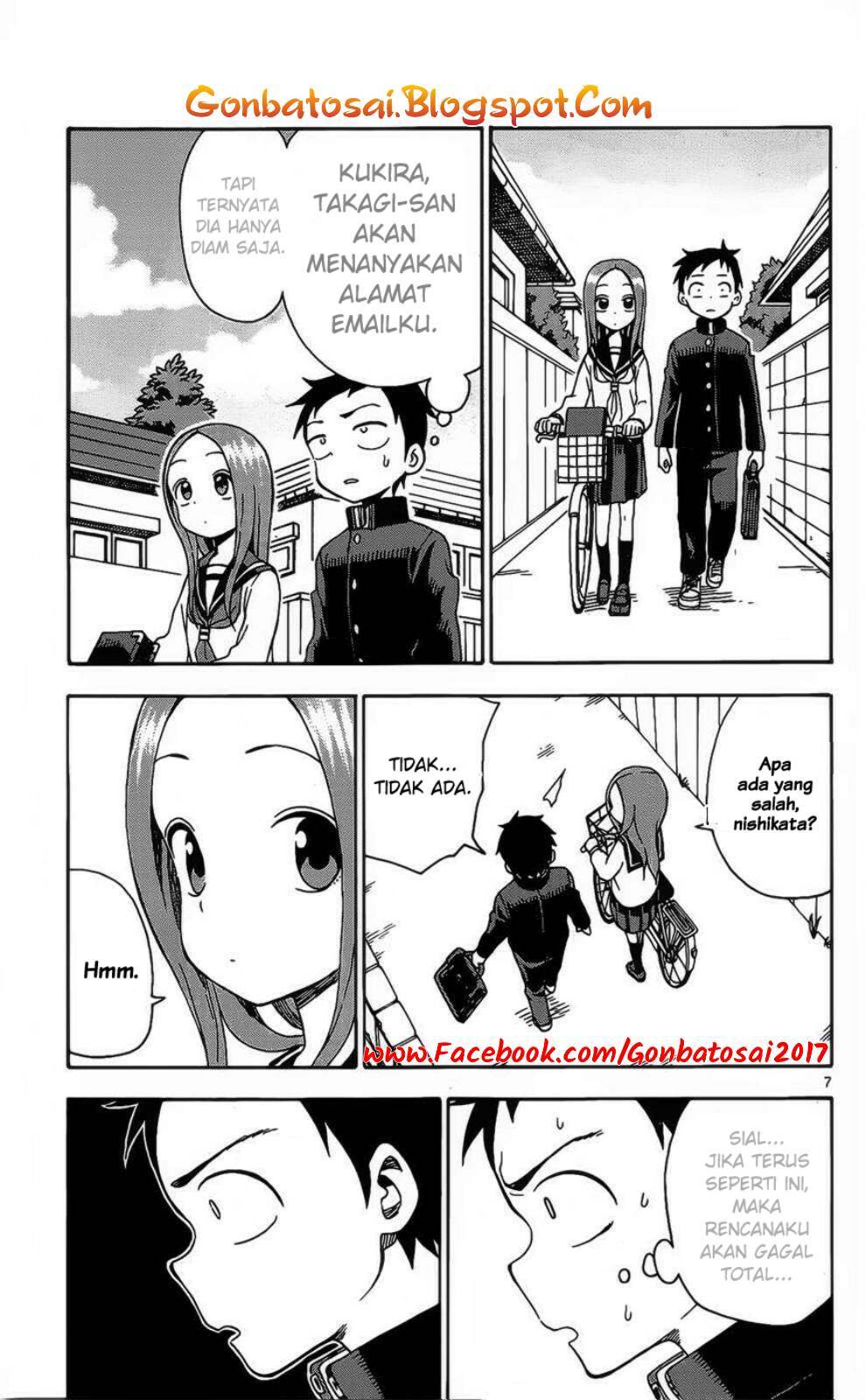 Karakai Jouzu no Takagi-san Chapter 27