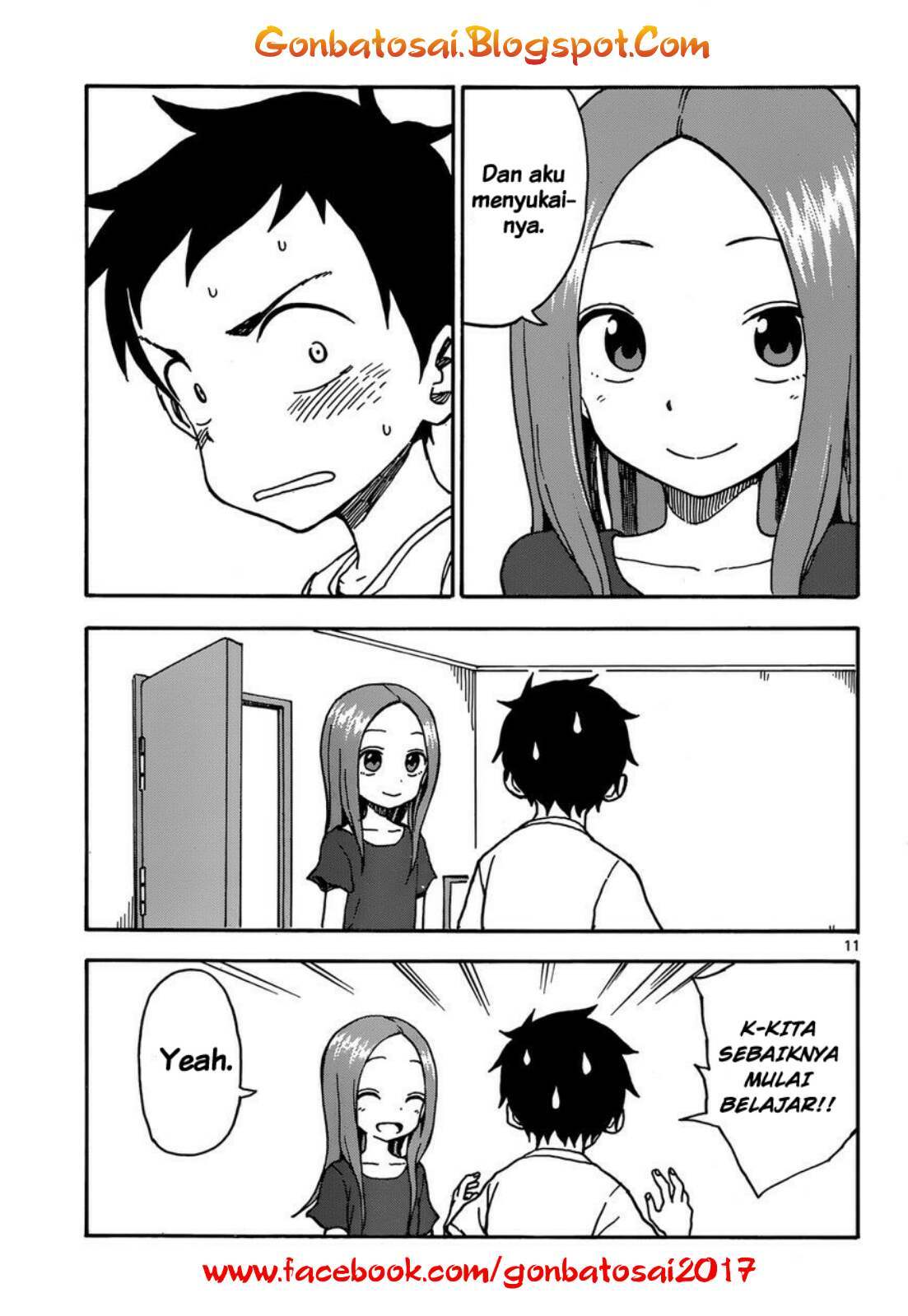 Karakai Jouzu no Takagi-san Chapter 28