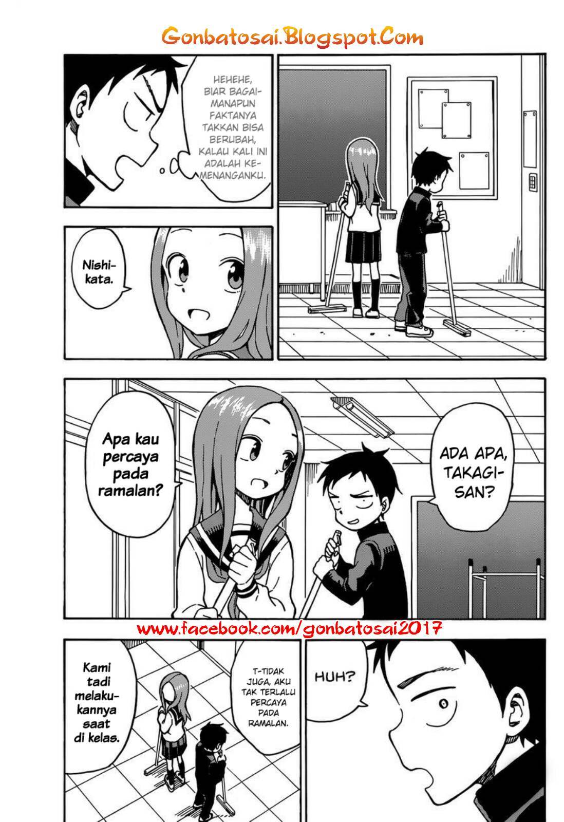 Karakai Jouzu no Takagi-san Chapter 29