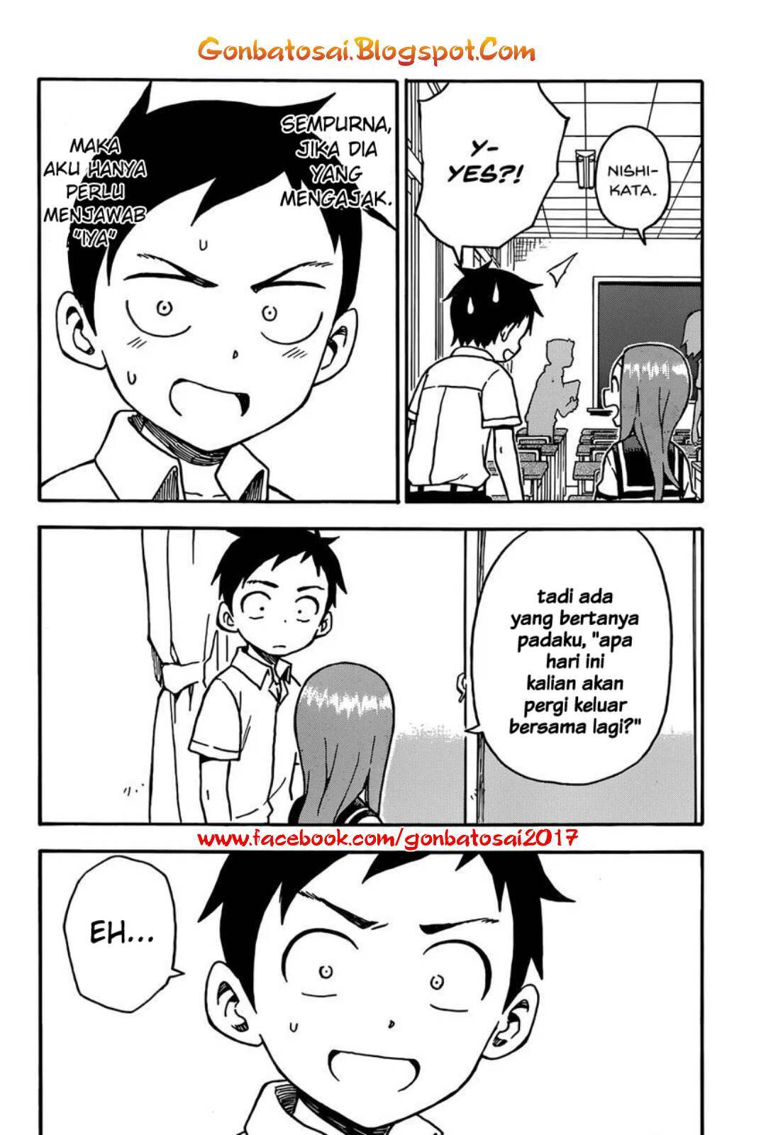 Karakai Jouzu no Takagi-san Chapter 32