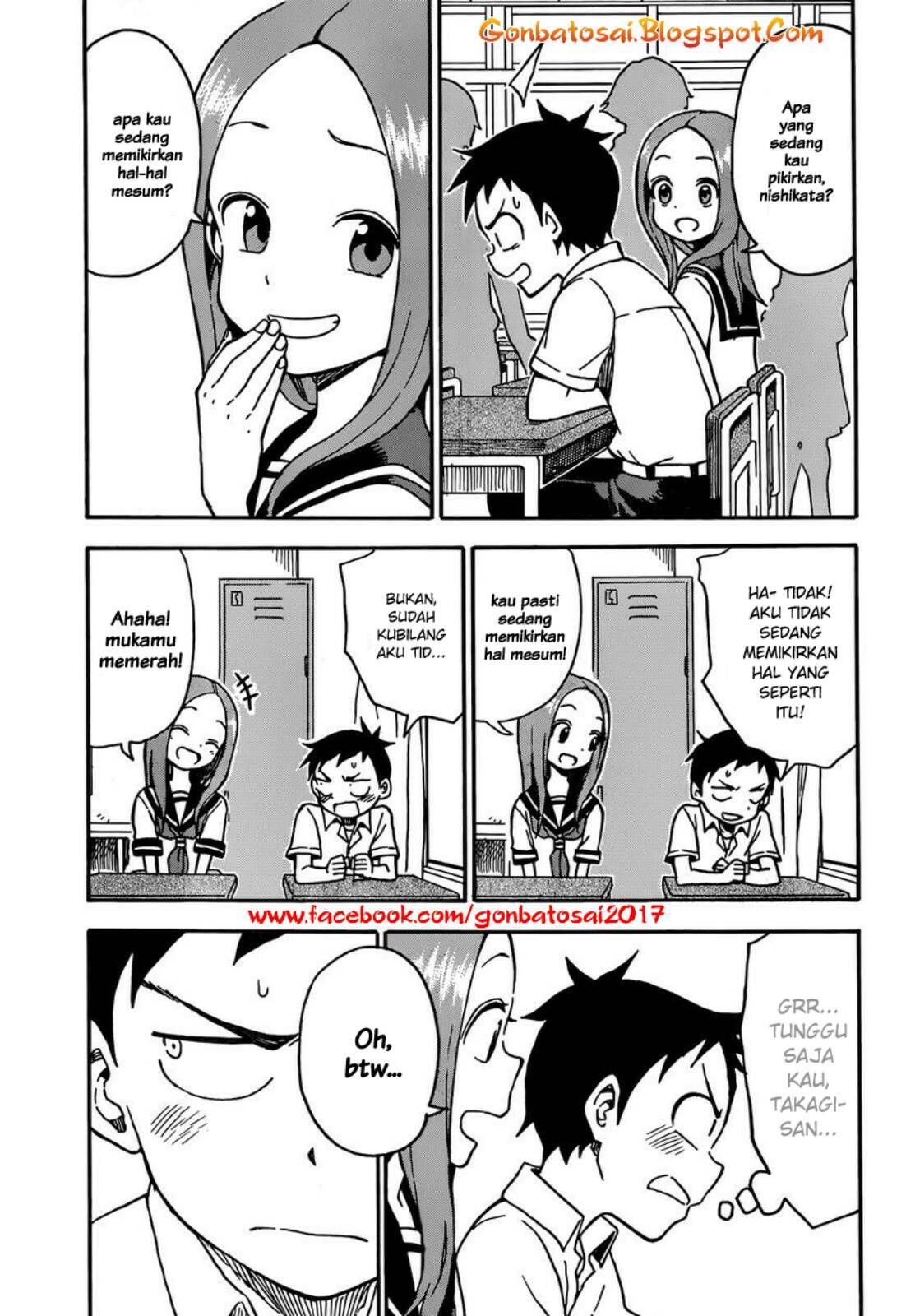 Karakai Jouzu no Takagi-san Chapter 32