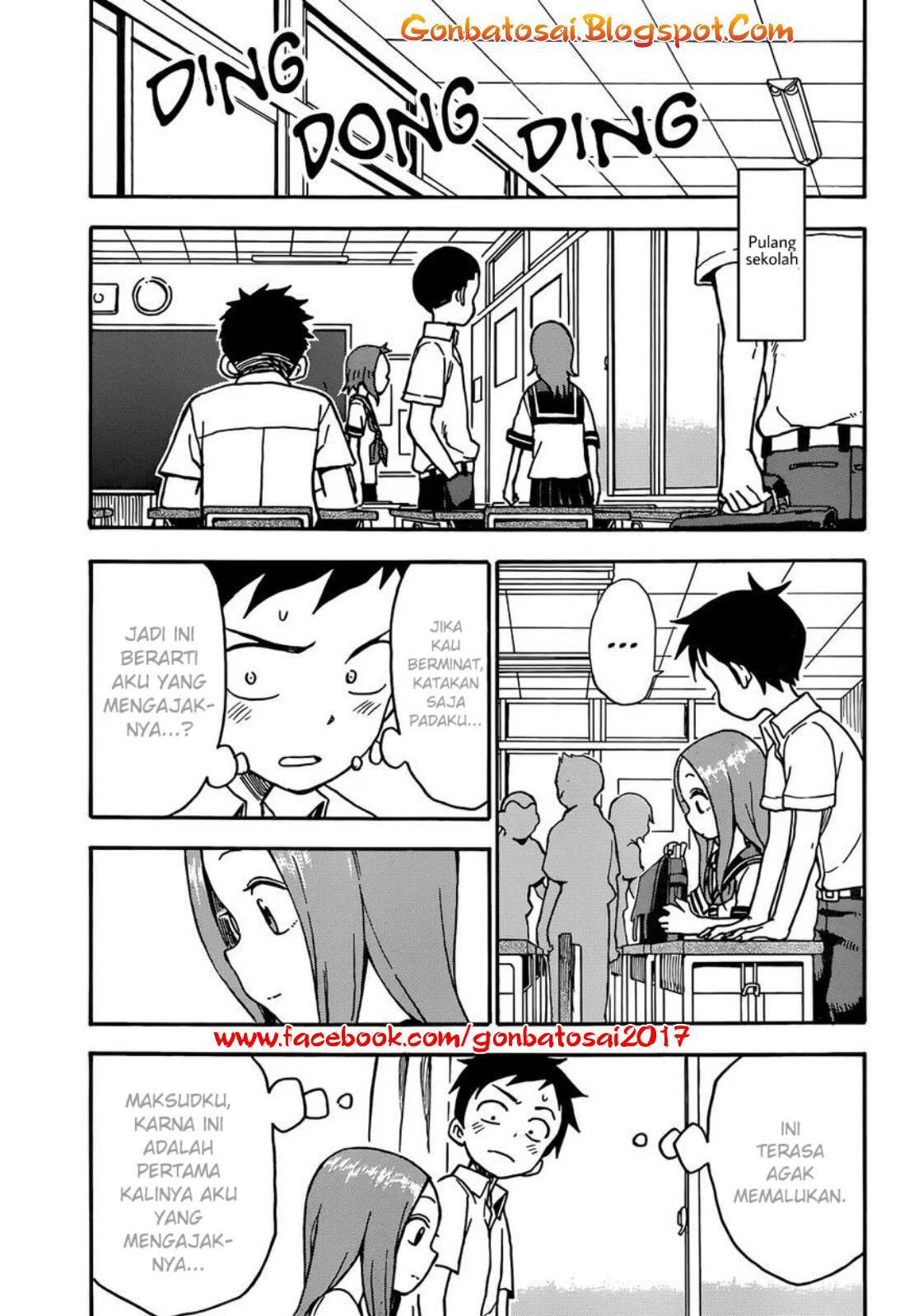 Karakai Jouzu no Takagi-san Chapter 32