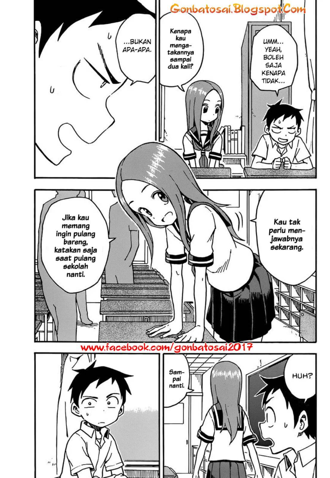 Karakai Jouzu no Takagi-san Chapter 32