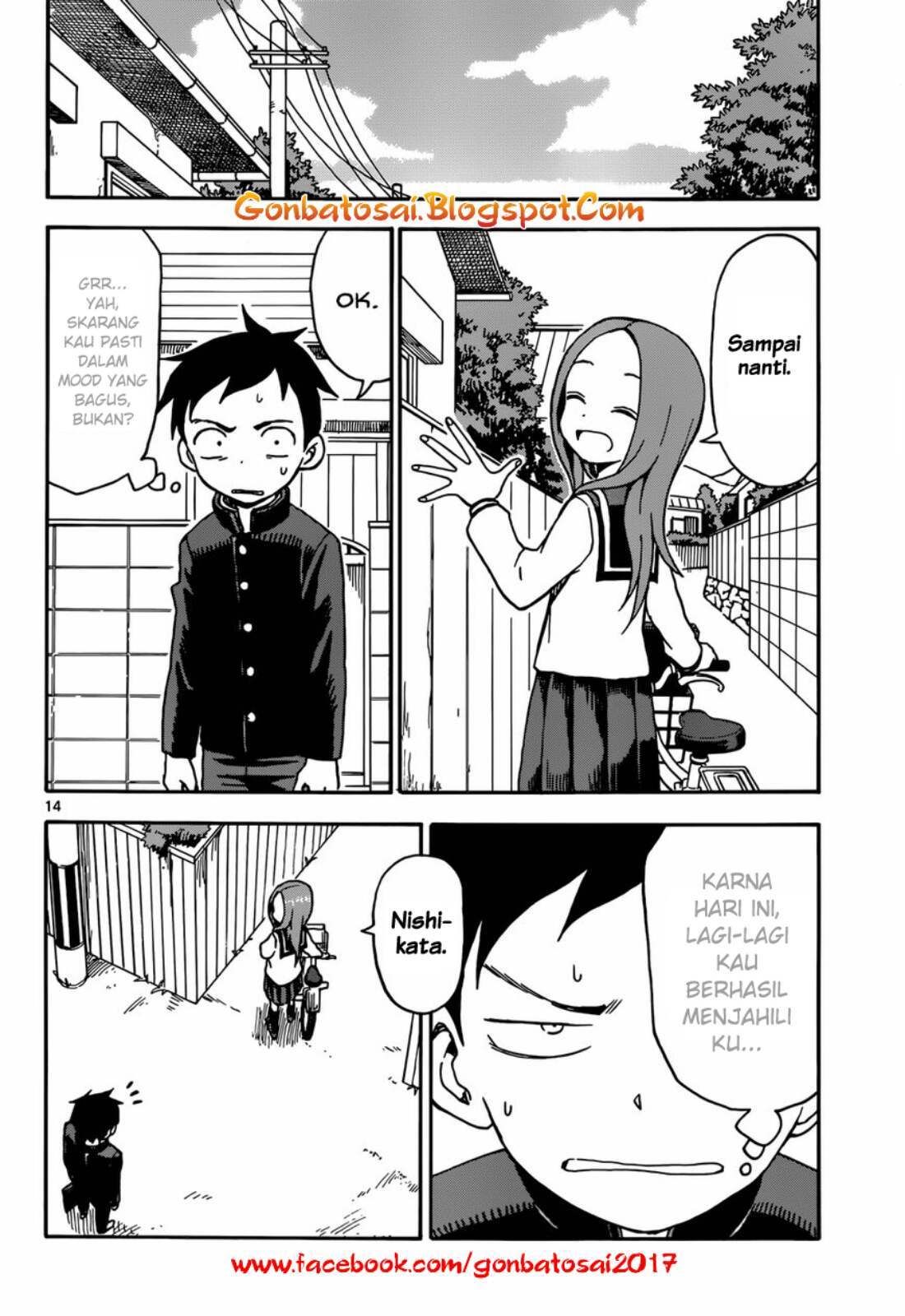 Karakai Jouzu no Takagi-san Chapter 34