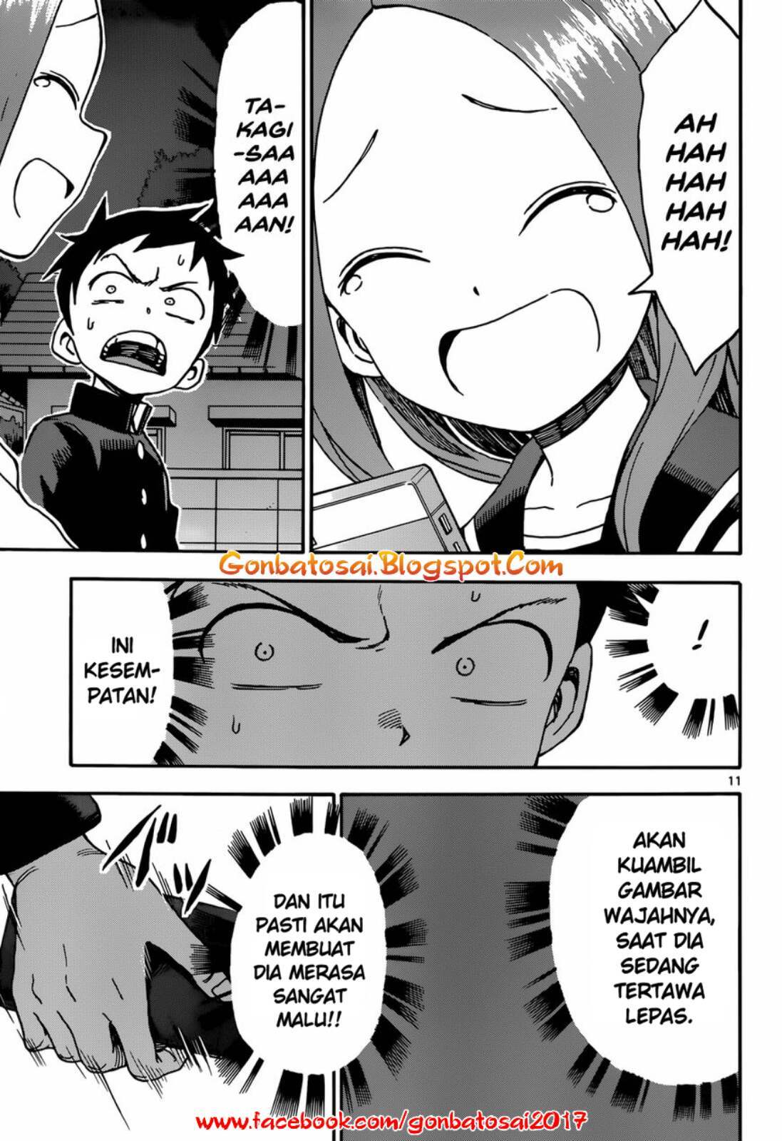 Karakai Jouzu no Takagi-san Chapter 34