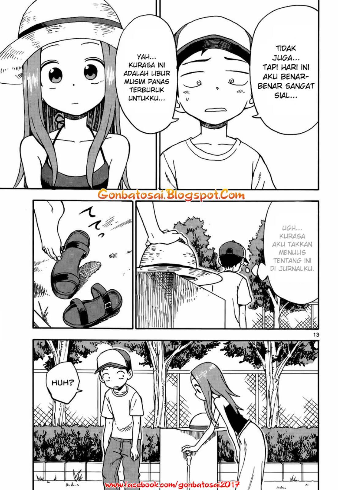 Karakai Jouzu no Takagi-san Chapter 35