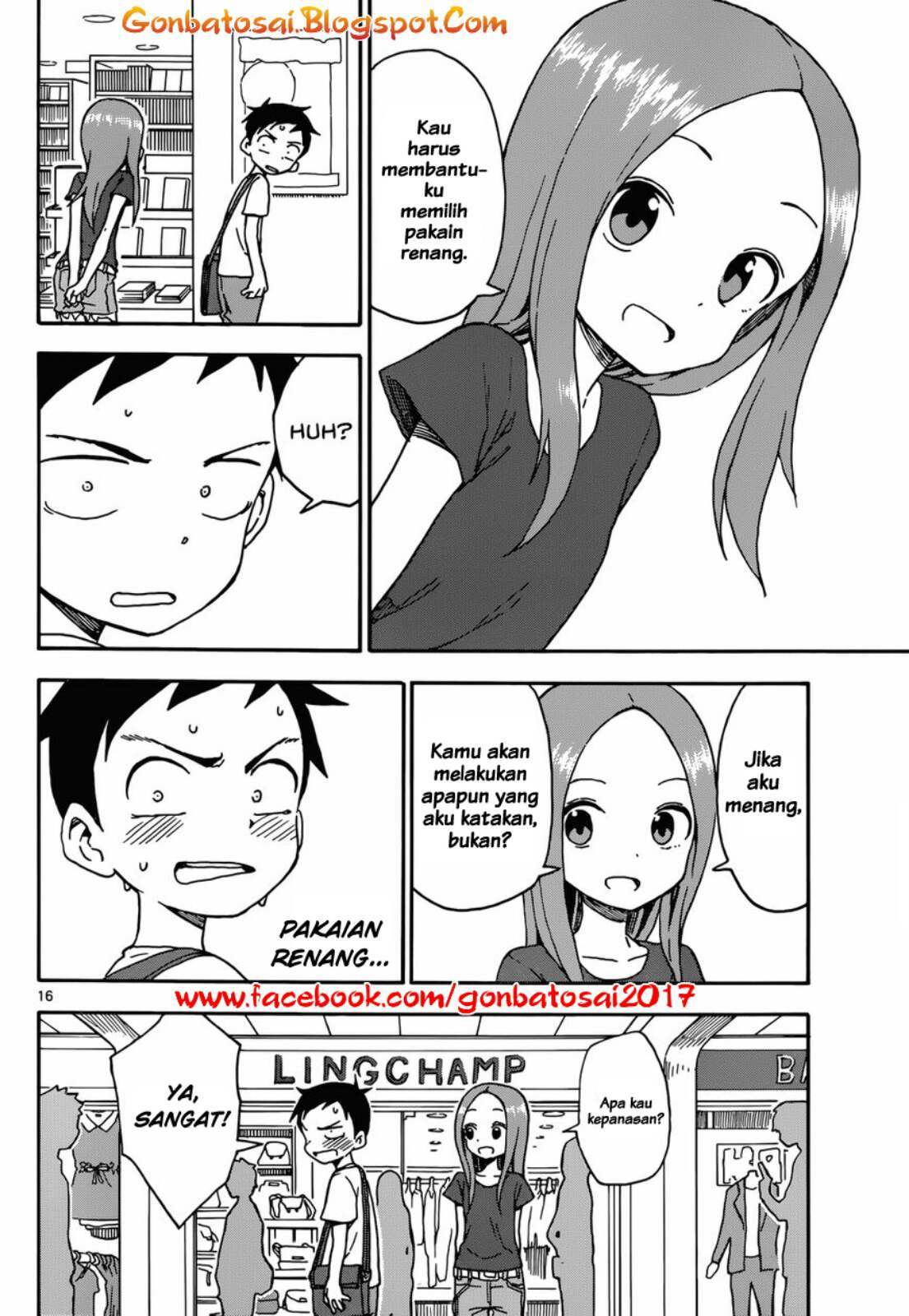 Karakai Jouzu no Takagi-san Chapter 38