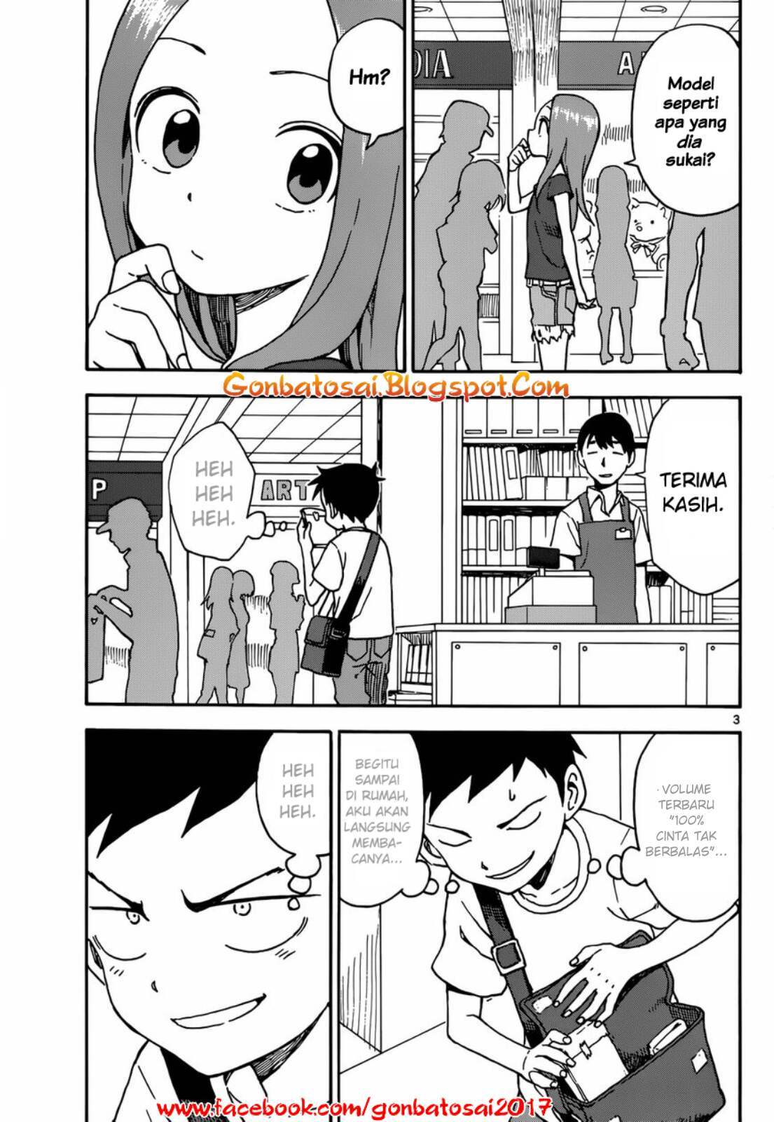 Karakai Jouzu no Takagi-san Chapter 38