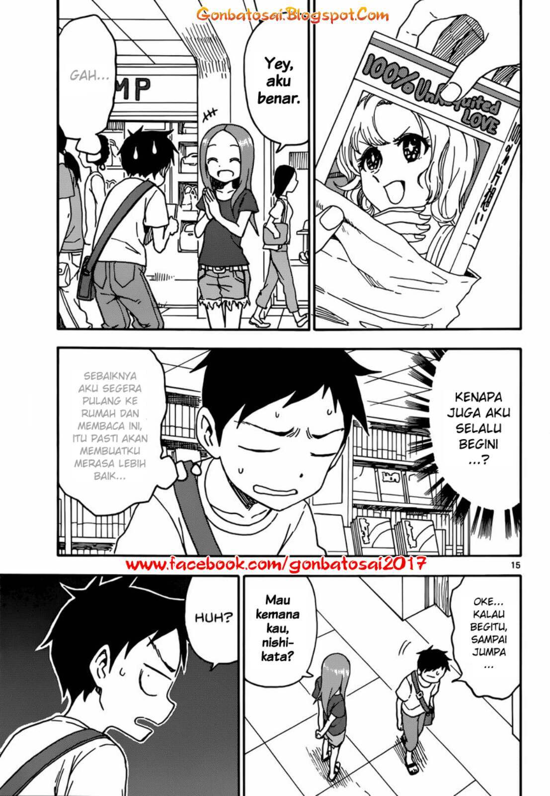 Karakai Jouzu no Takagi-san Chapter 38