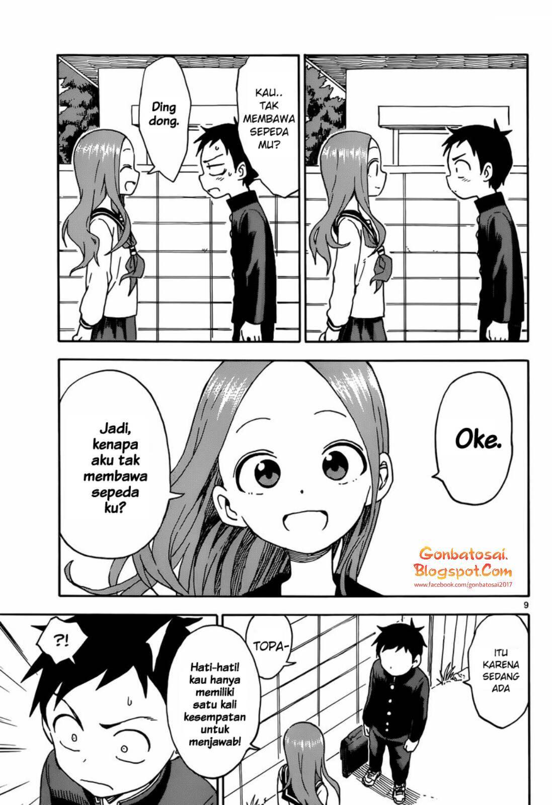 Karakai Jouzu no Takagi-san Chapter 41