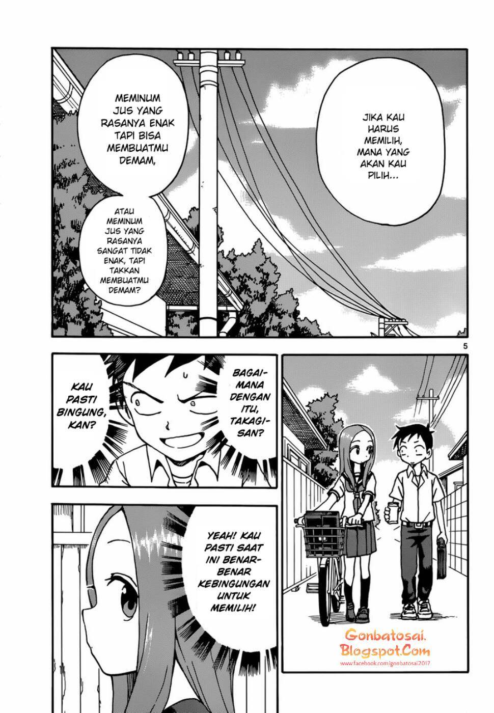 Karakai Jouzu no Takagi-san Chapter 42