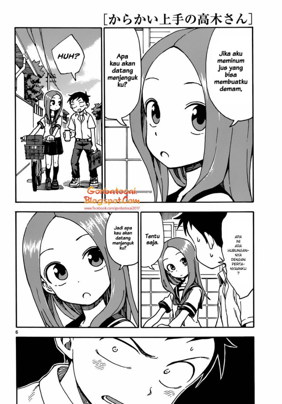 Karakai Jouzu no Takagi-san Chapter 42