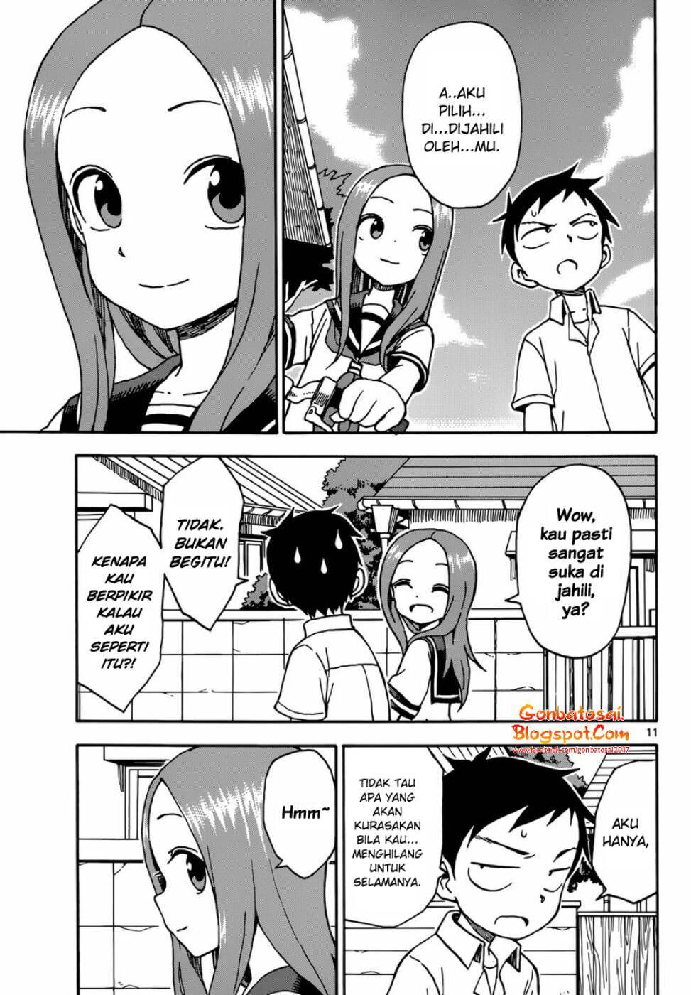 Karakai Jouzu no Takagi-san Chapter 42