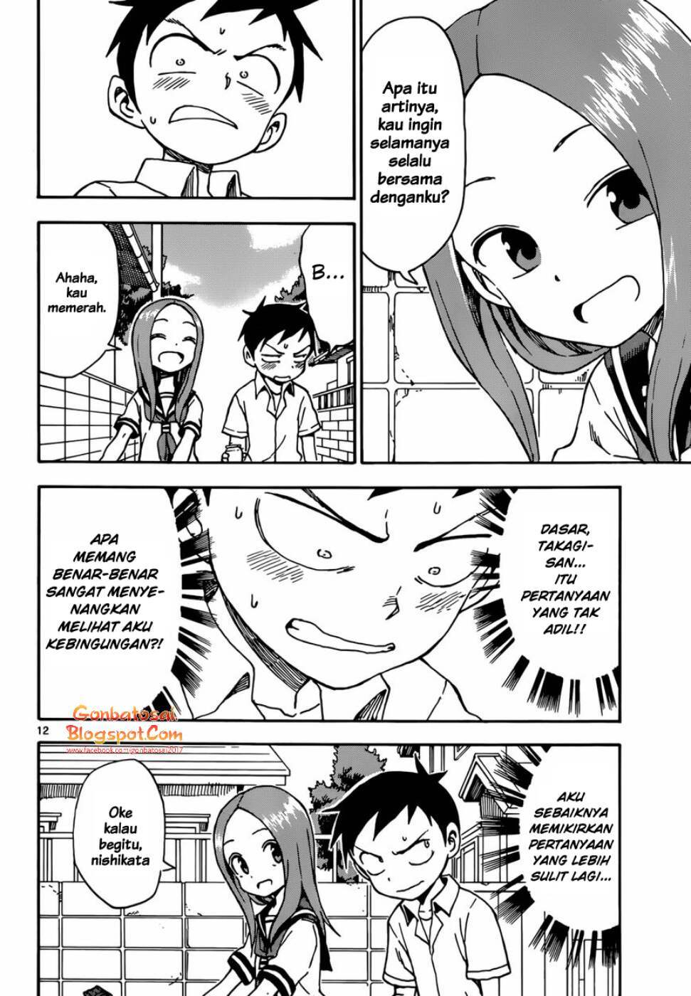 Karakai Jouzu no Takagi-san Chapter 42