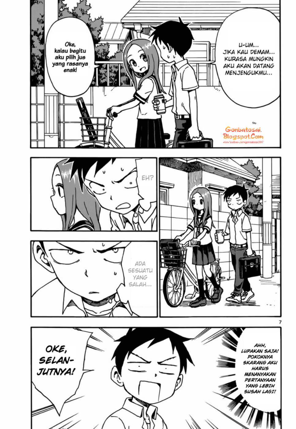 Karakai Jouzu no Takagi-san Chapter 42