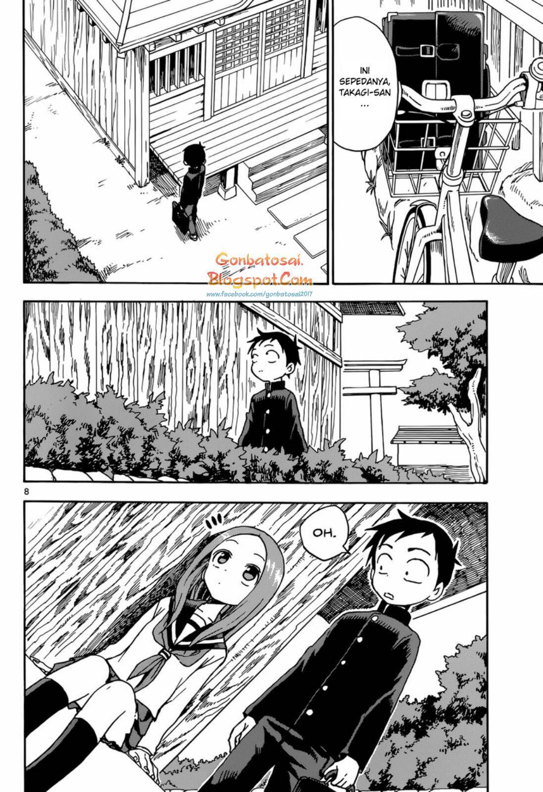 Karakai Jouzu no Takagi-san Chapter 44