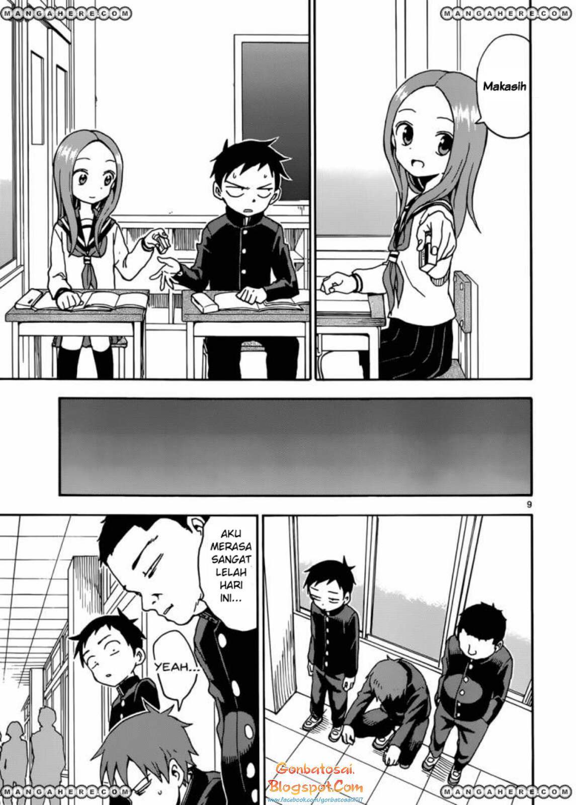 Karakai Jouzu no Takagi-san Chapter 45