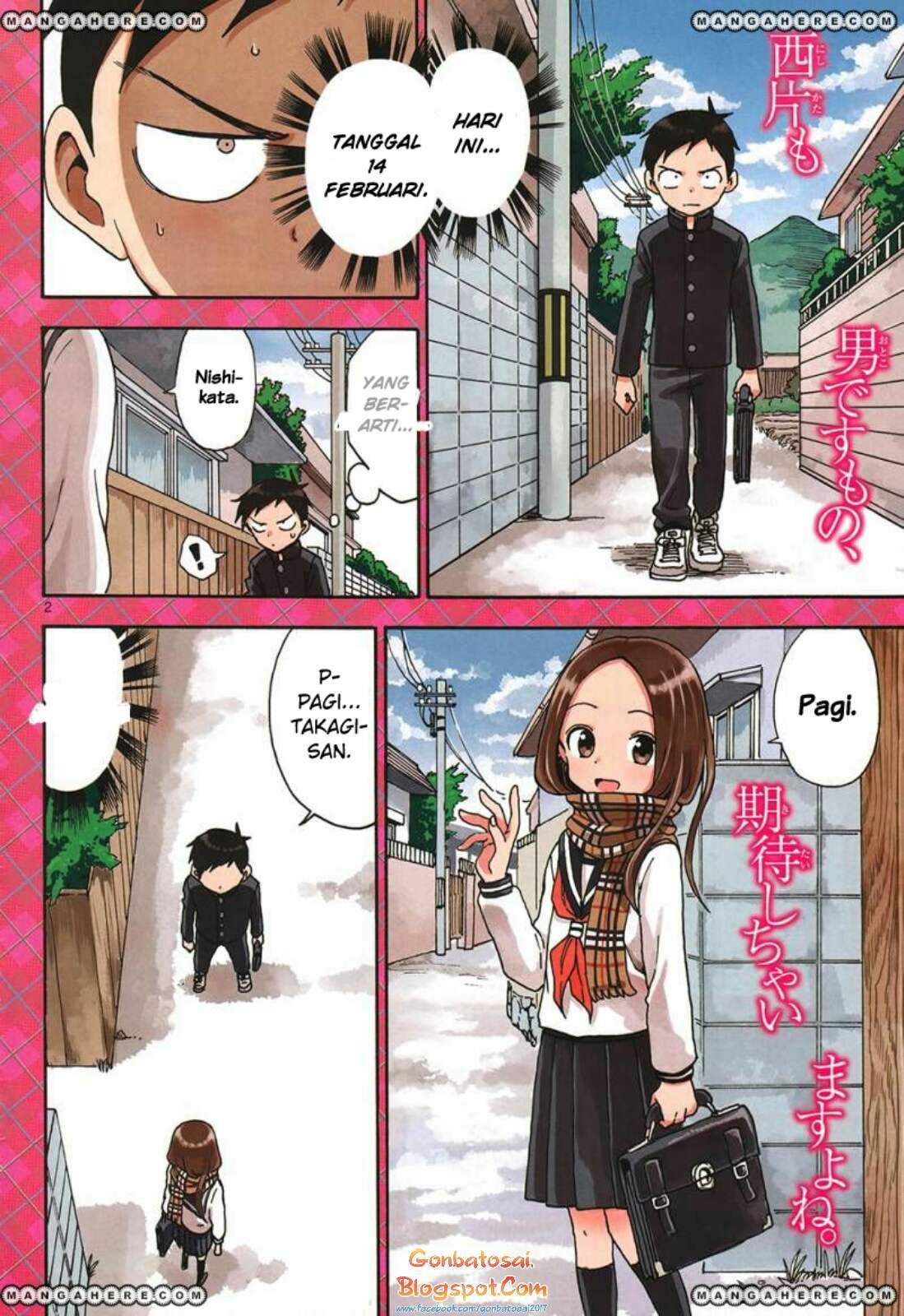 Karakai Jouzu no Takagi-san Chapter 45