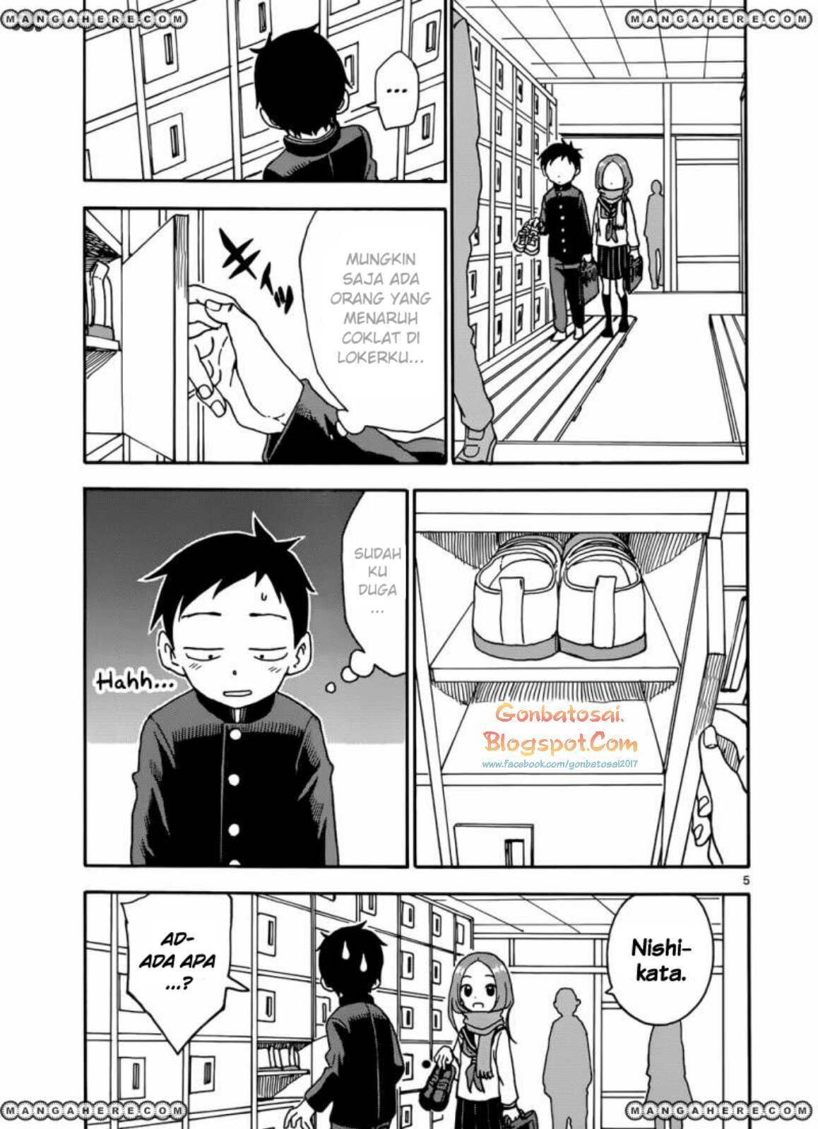 Karakai Jouzu no Takagi-san Chapter 45