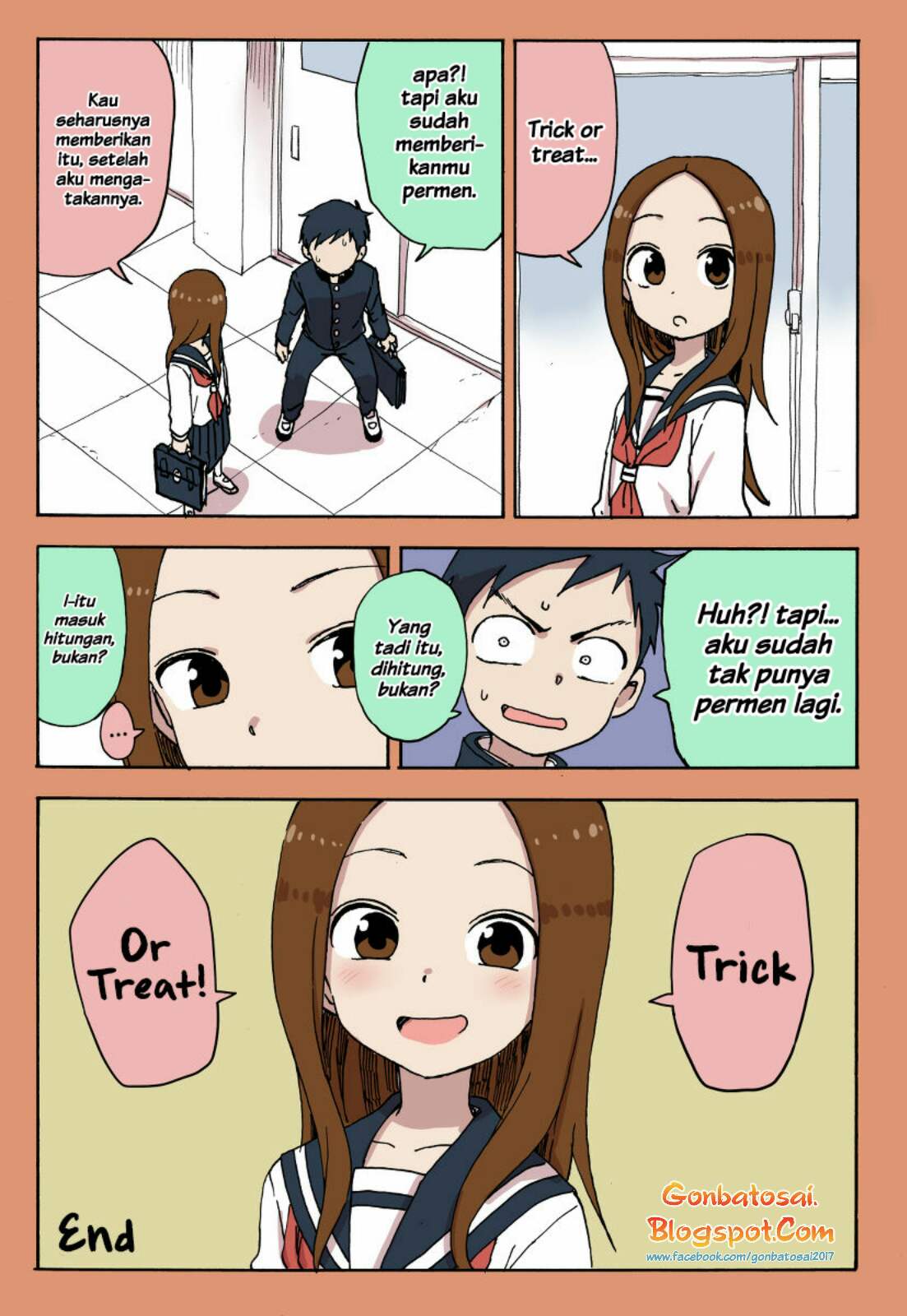 Karakai Jouzu no Takagi-san Chapter 47.5