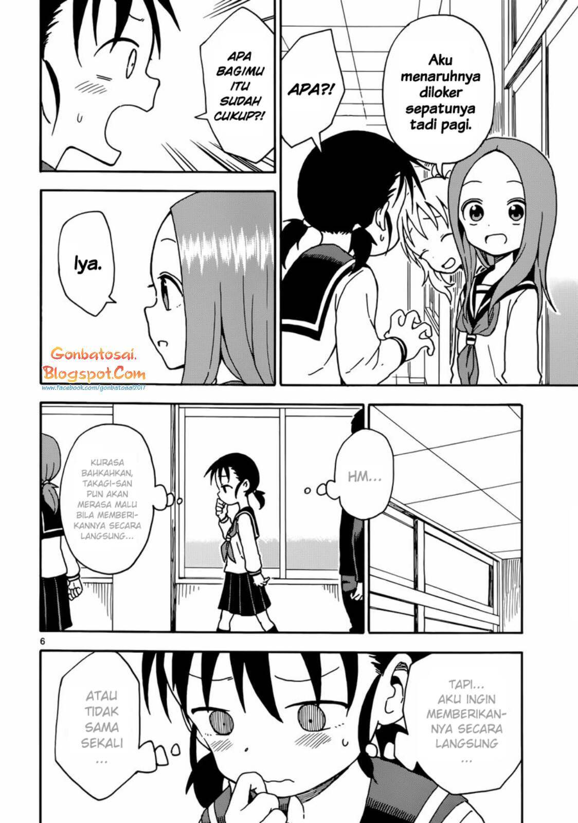 Karakai Jouzu no Takagi-san Chapter 47