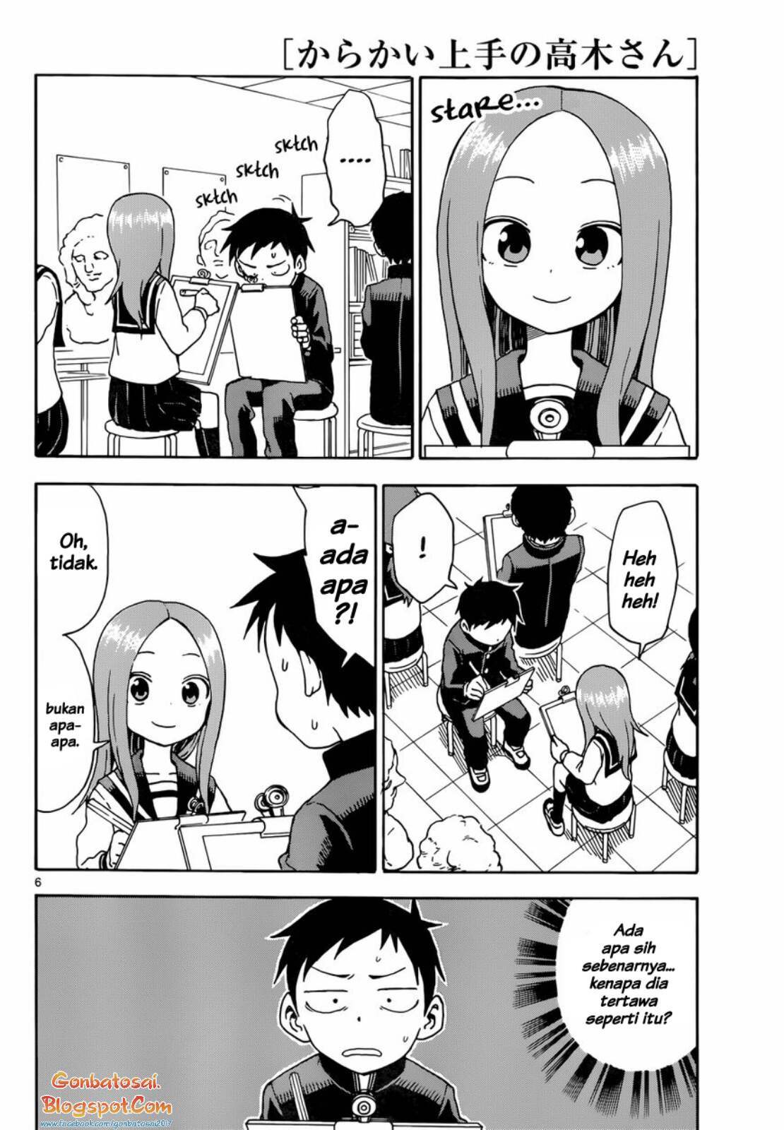 Karakai Jouzu no Takagi-san Chapter 50