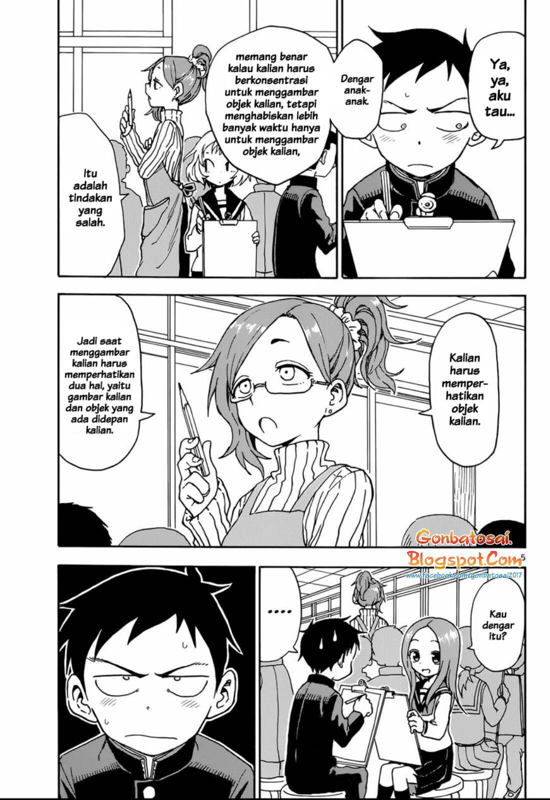 Karakai Jouzu no Takagi-san Chapter 50