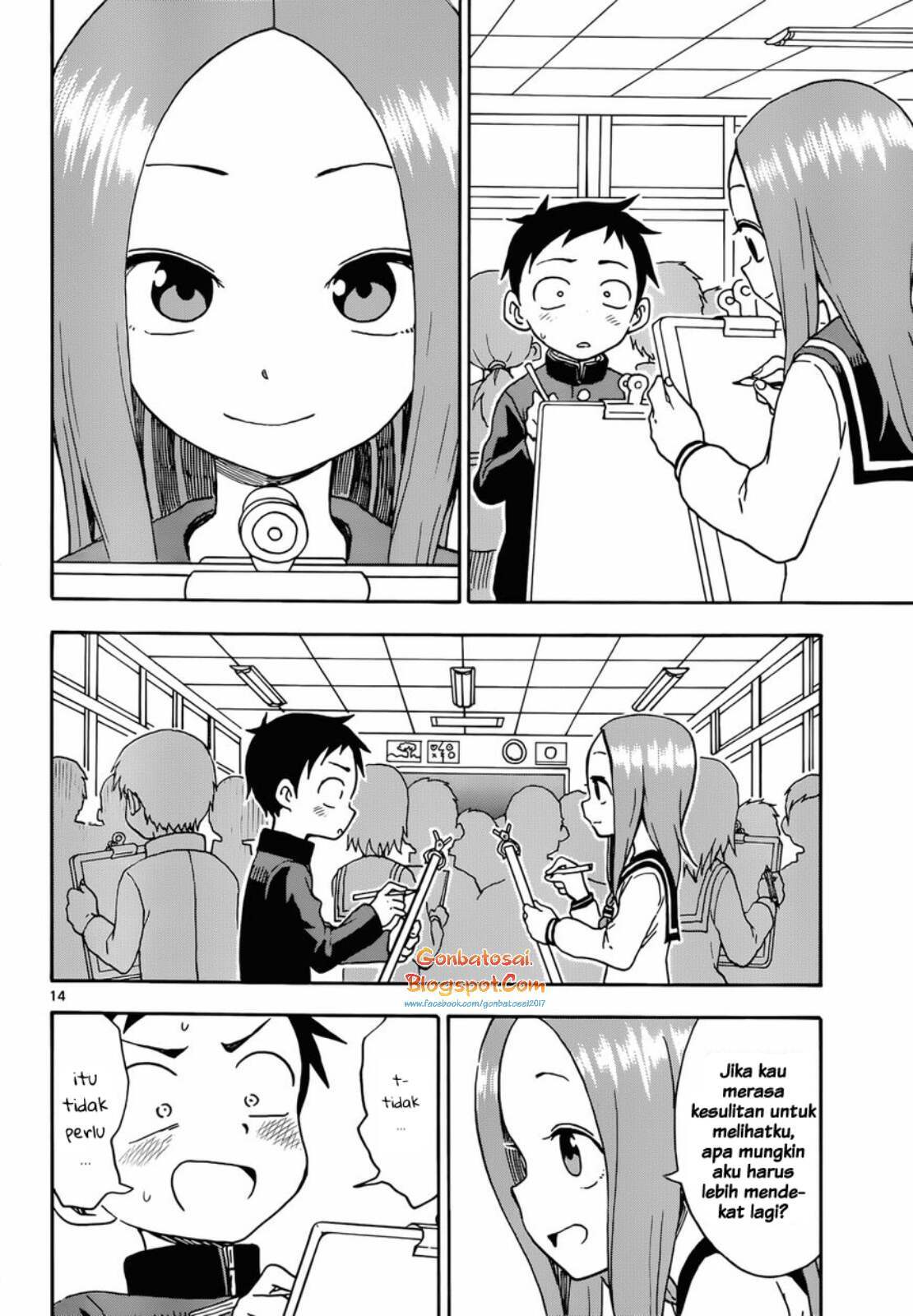 Karakai Jouzu no Takagi-san Chapter 50