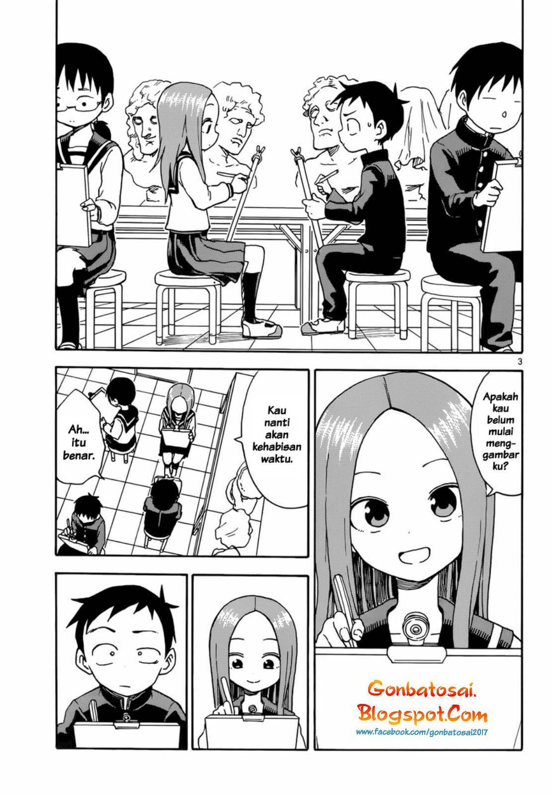 Karakai Jouzu no Takagi-san Chapter 50