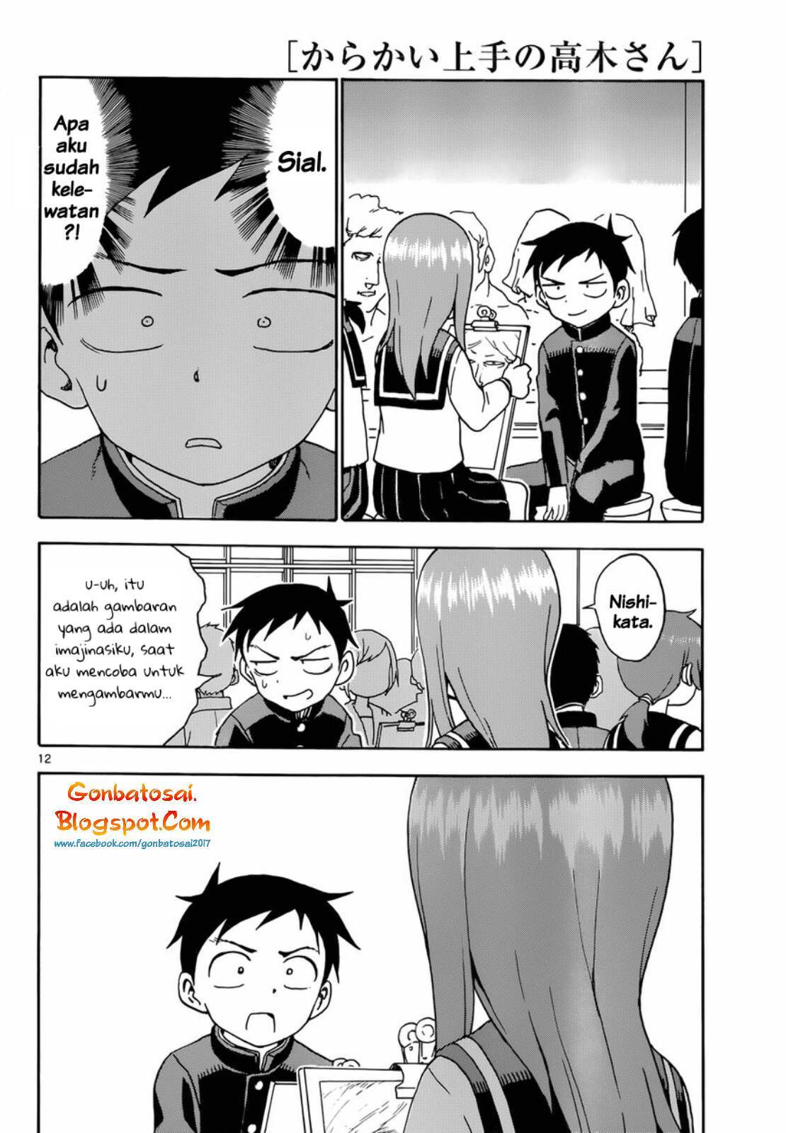 Karakai Jouzu no Takagi-san Chapter 50