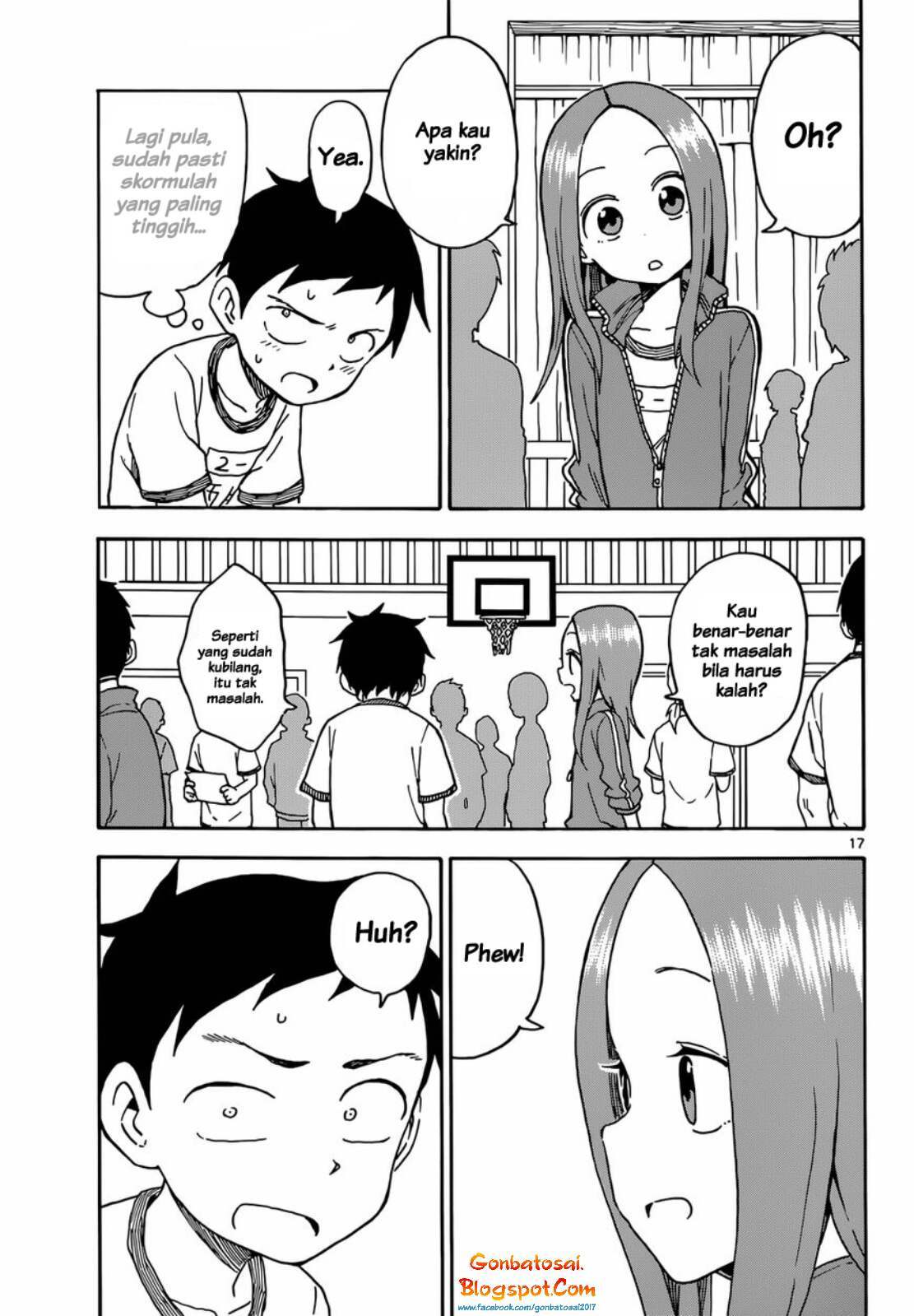 Karakai Jouzu no Takagi-san Chapter 52