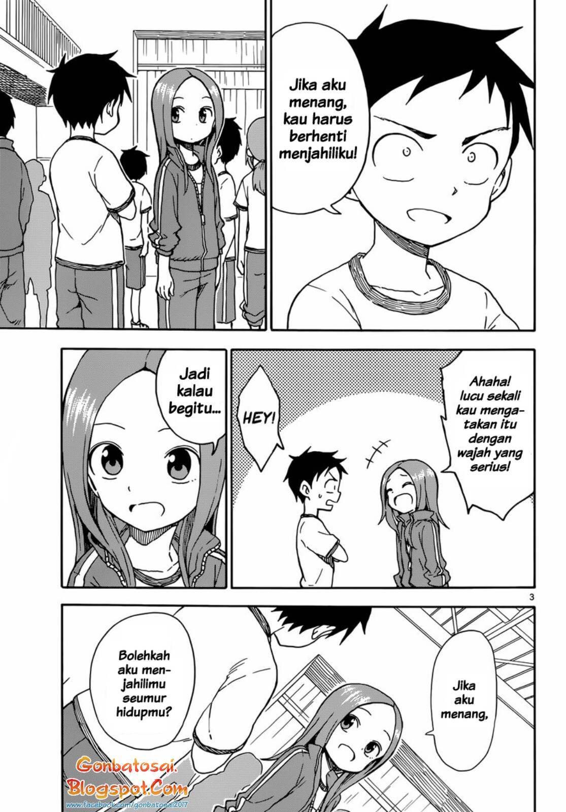 Karakai Jouzu no Takagi-san Chapter 52