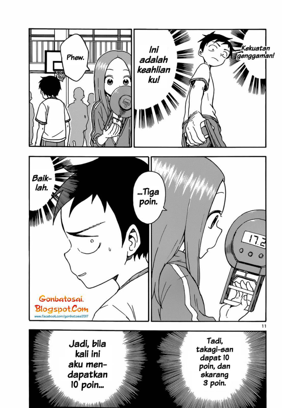 Karakai Jouzu no Takagi-san Chapter 52