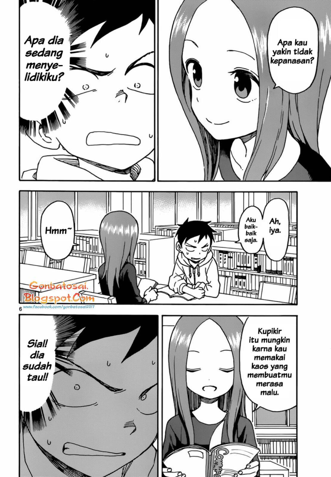 Karakai Jouzu no Takagi-san Chapter 55