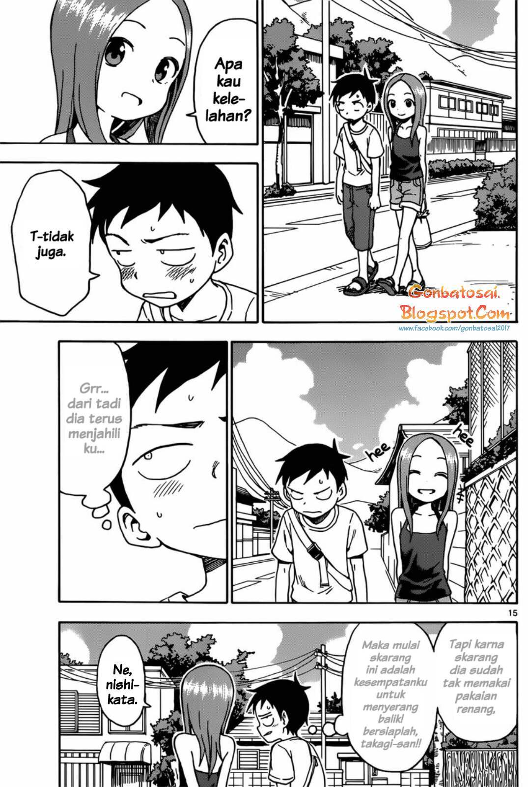 Karakai Jouzu no Takagi-san Chapter 59