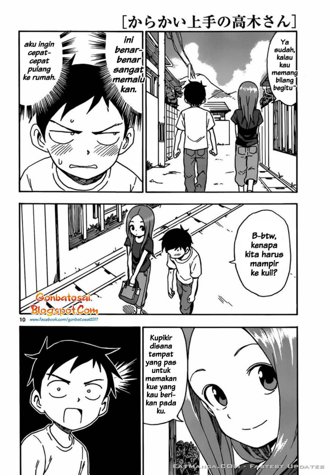 Karakai Jouzu no Takagi-san Chapter 60