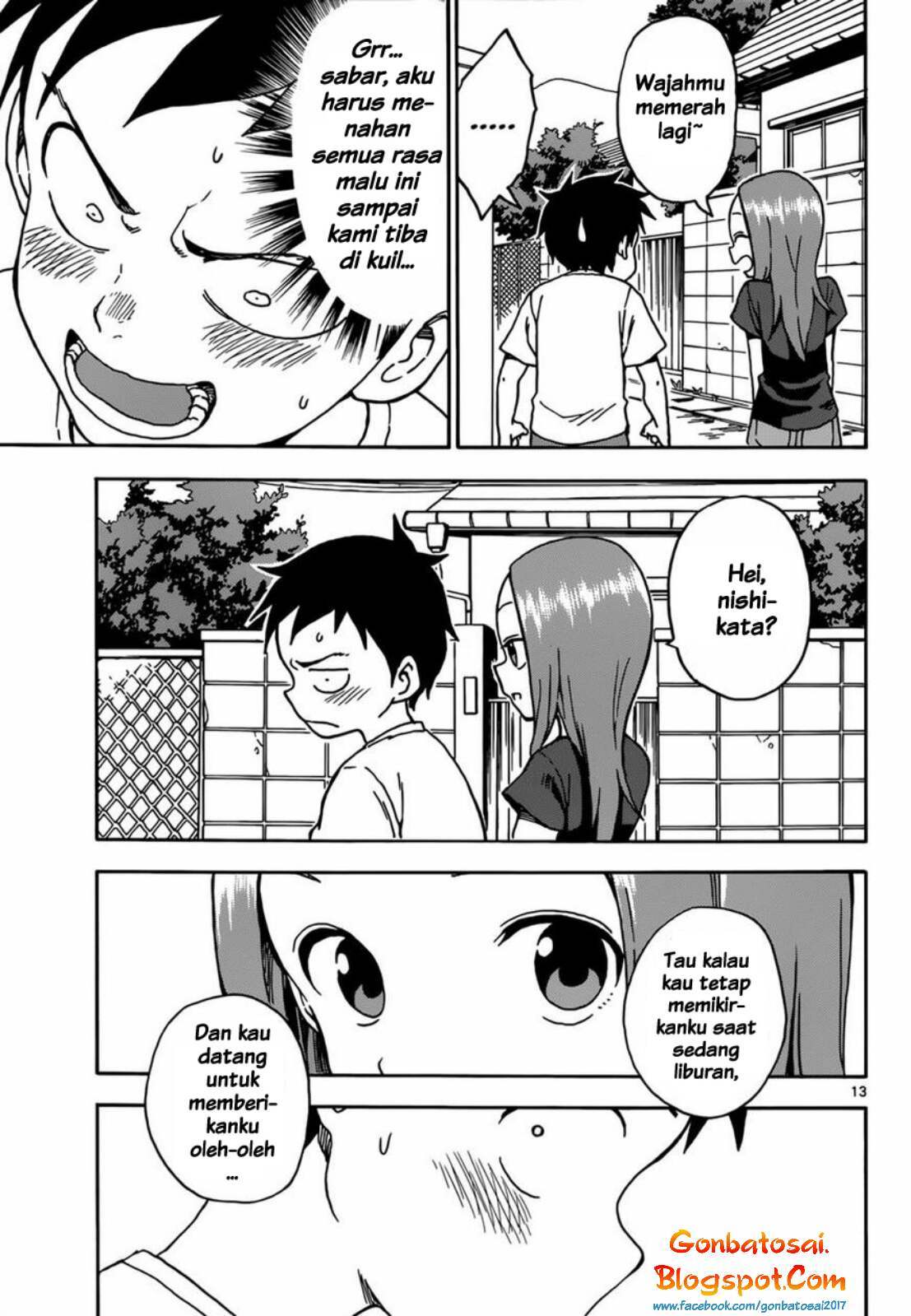 Karakai Jouzu no Takagi-san Chapter 60