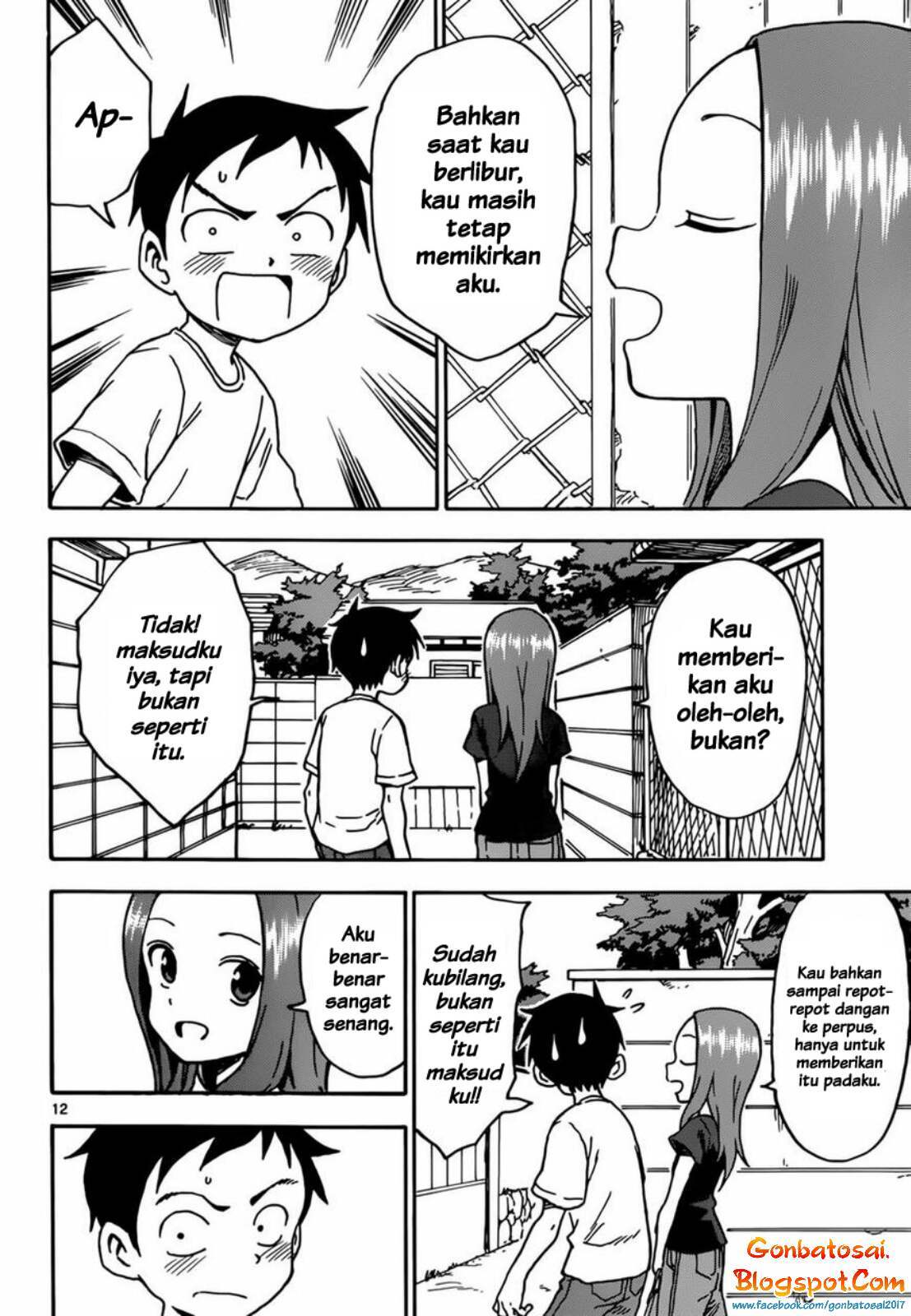 Karakai Jouzu no Takagi-san Chapter 60