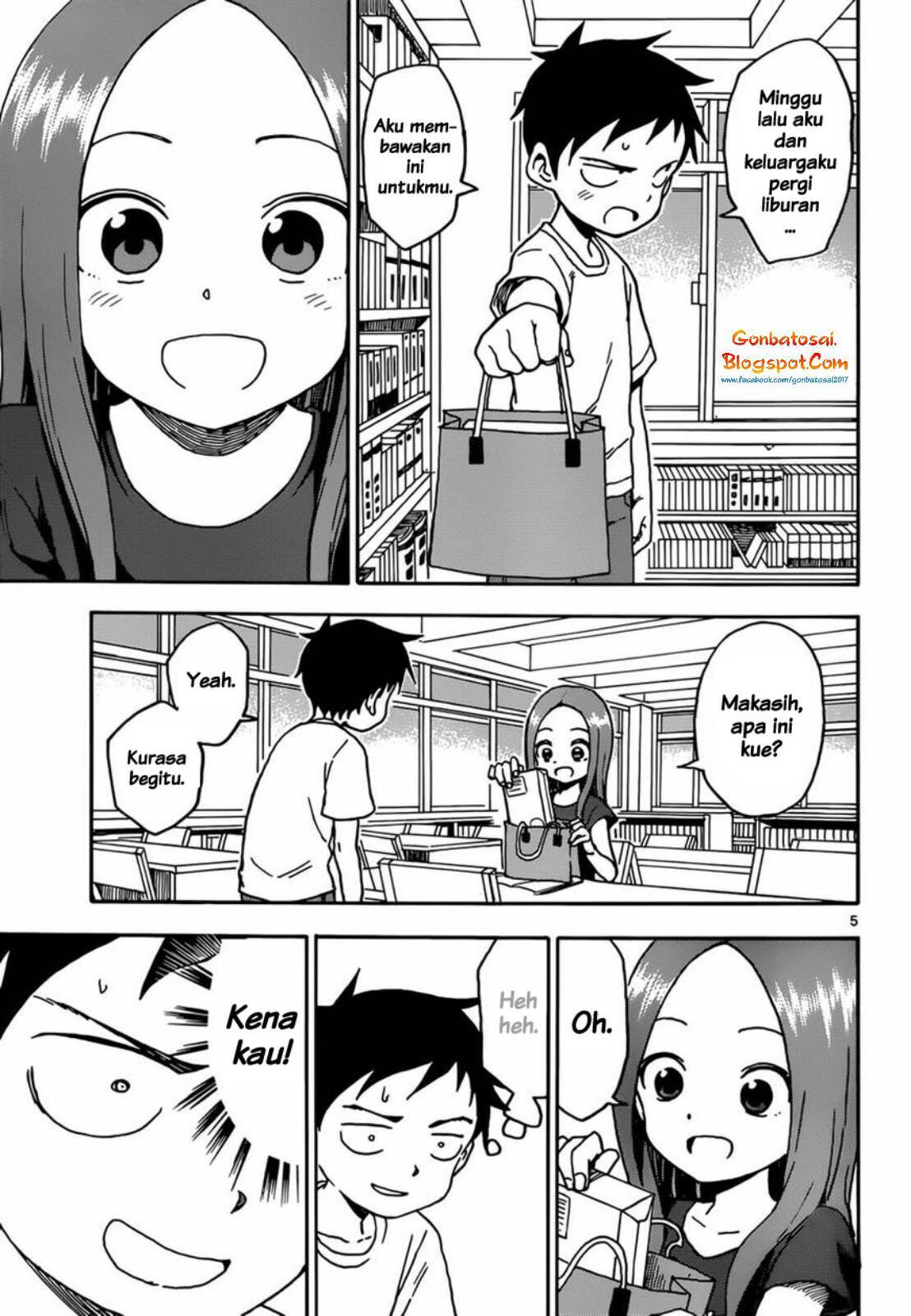 Karakai Jouzu no Takagi-san Chapter 60