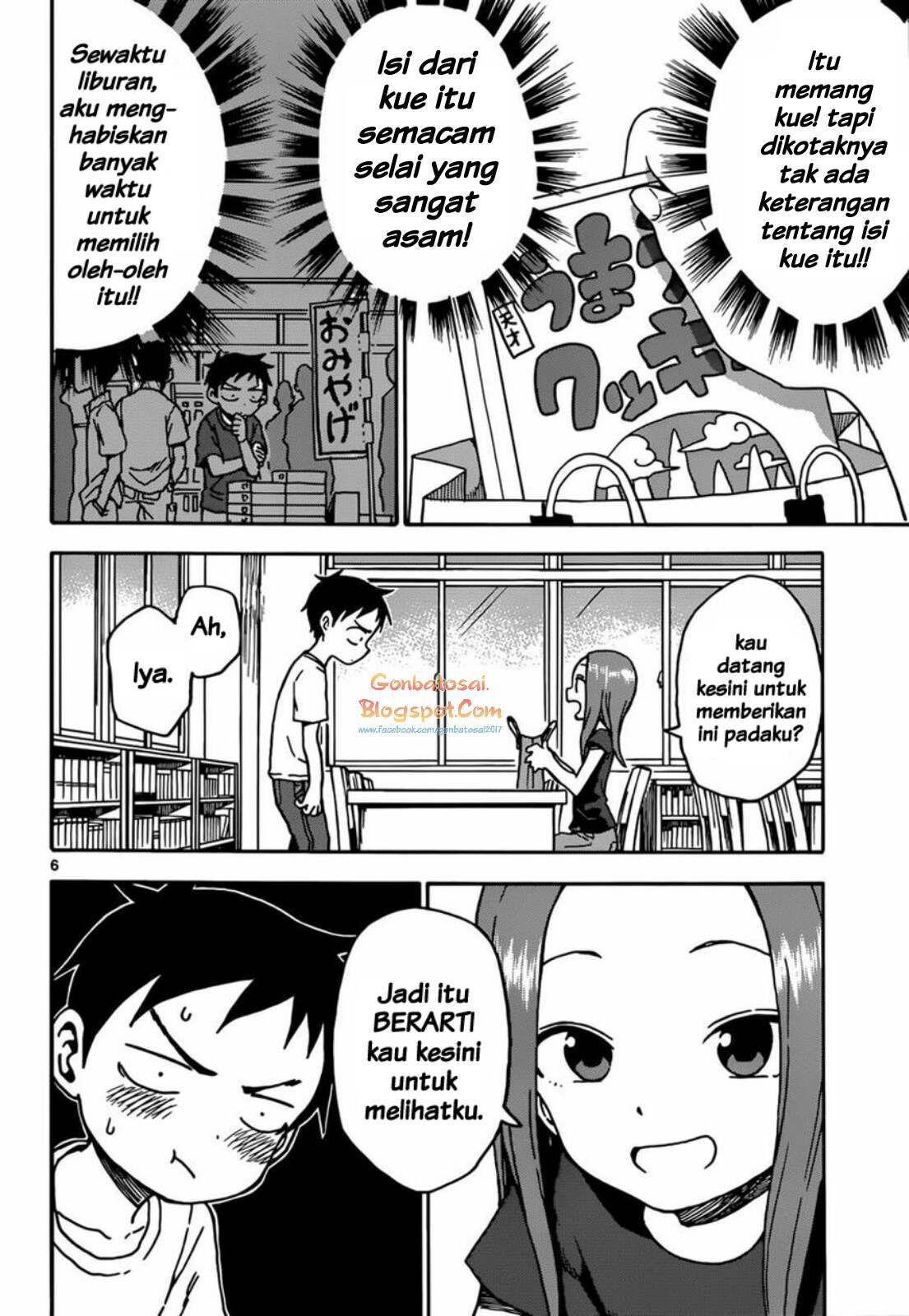 Karakai Jouzu no Takagi-san Chapter 60