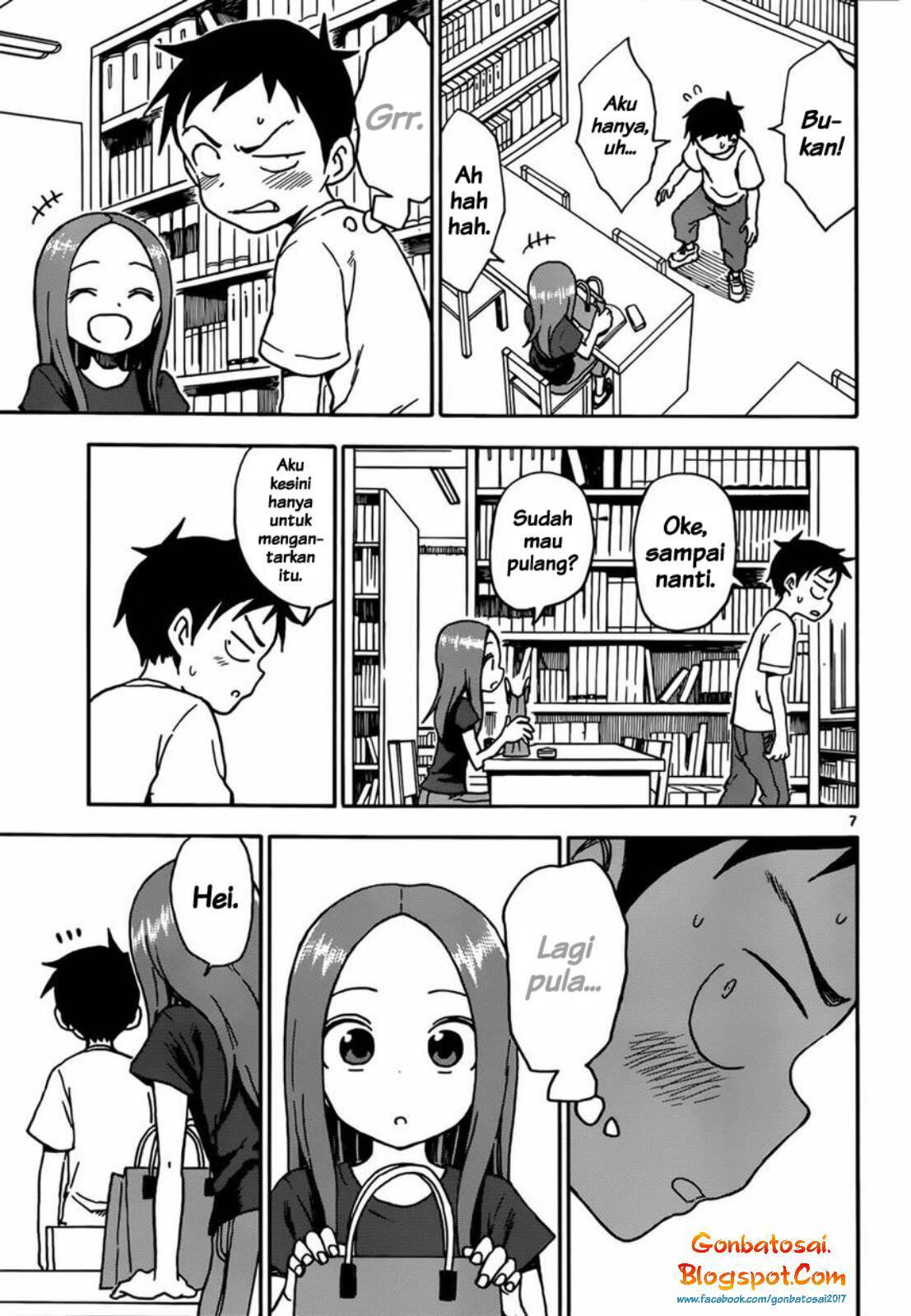 Karakai Jouzu no Takagi-san Chapter 60