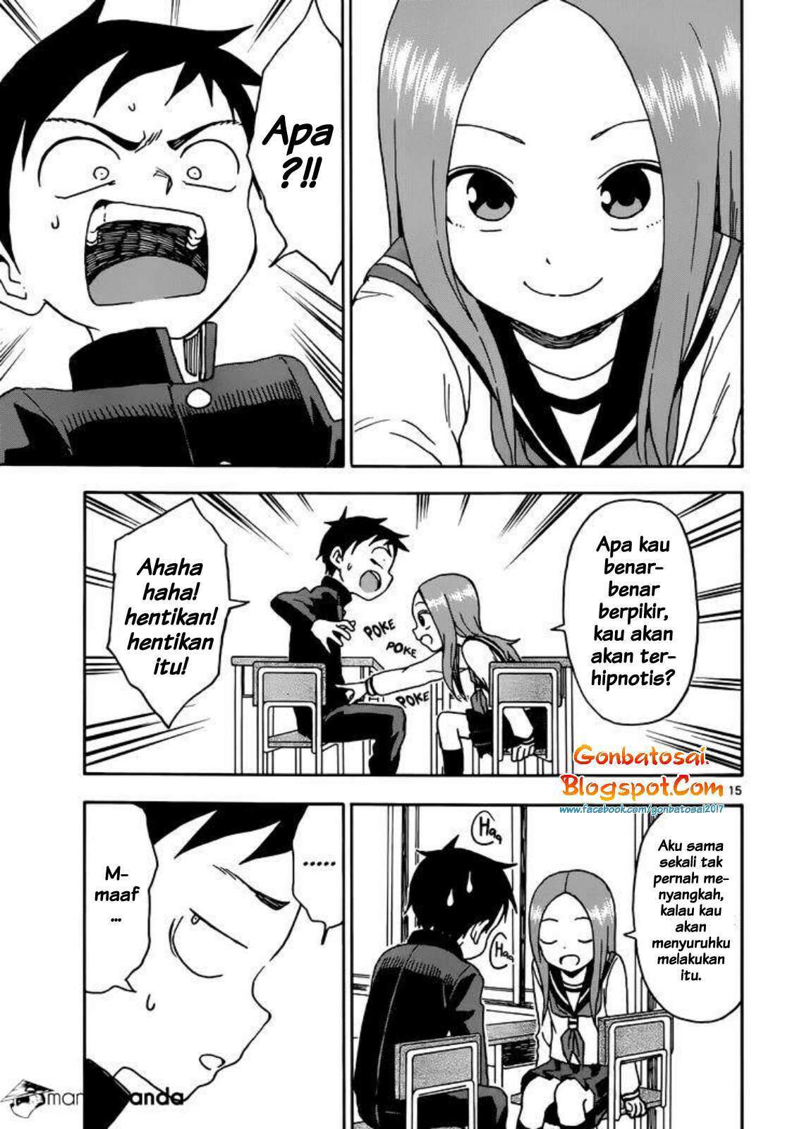 Karakai Jouzu no Takagi-san Chapter 63