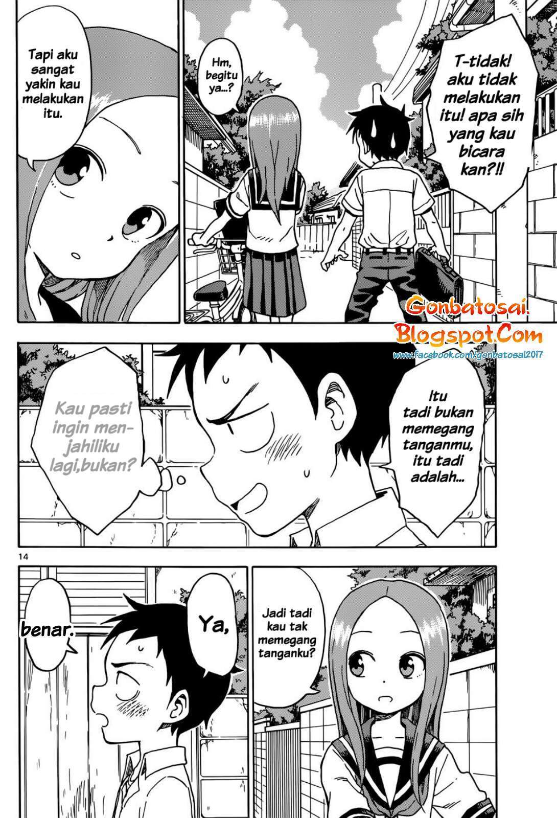 Karakai Jouzu no Takagi-san Chapter 64