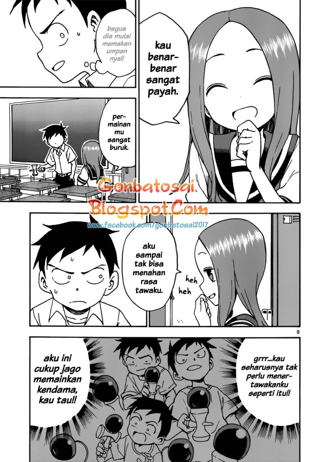 Karakai Jouzu no Takagi-san Chapter 65