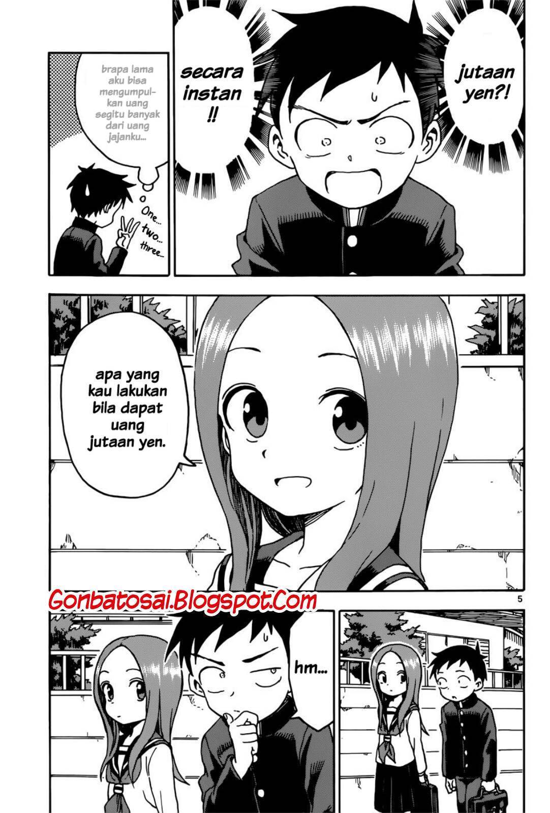 Karakai Jouzu no Takagi-san Chapter 66