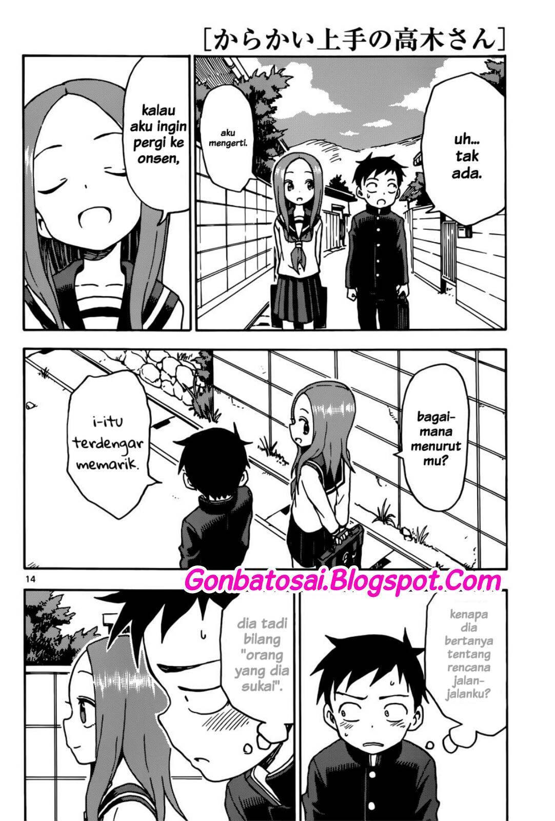 Karakai Jouzu no Takagi-san Chapter 66