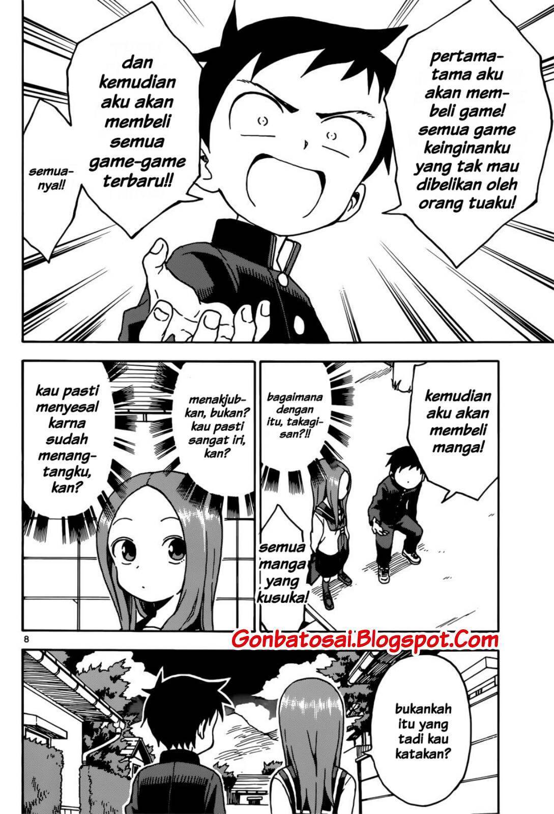 Karakai Jouzu no Takagi-san Chapter 66