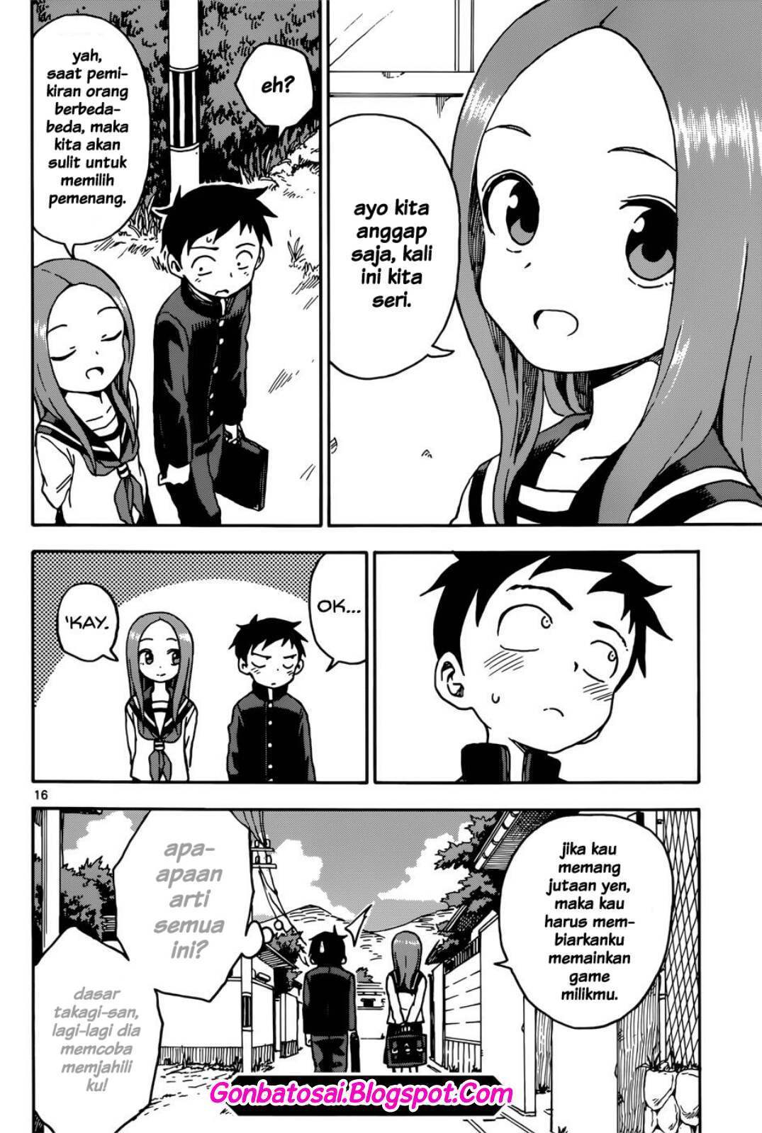 Karakai Jouzu no Takagi-san Chapter 66